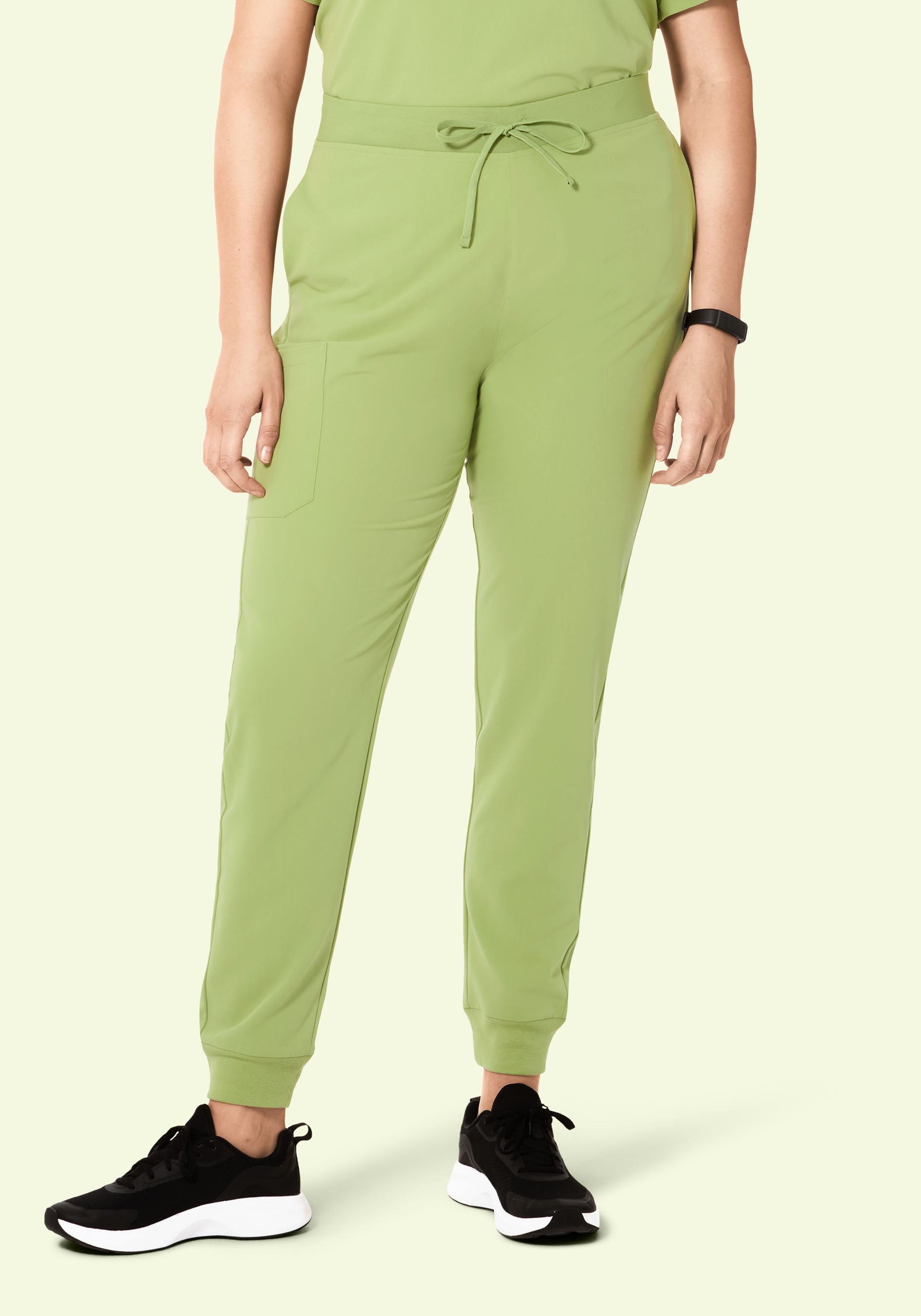 High Waisted Joggers Fern
