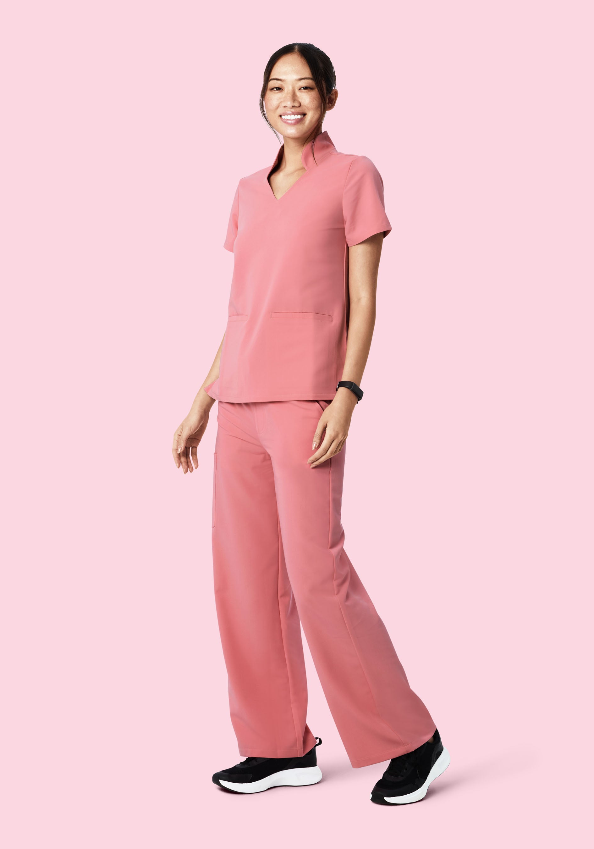 High Waisted Wide Leg Peony