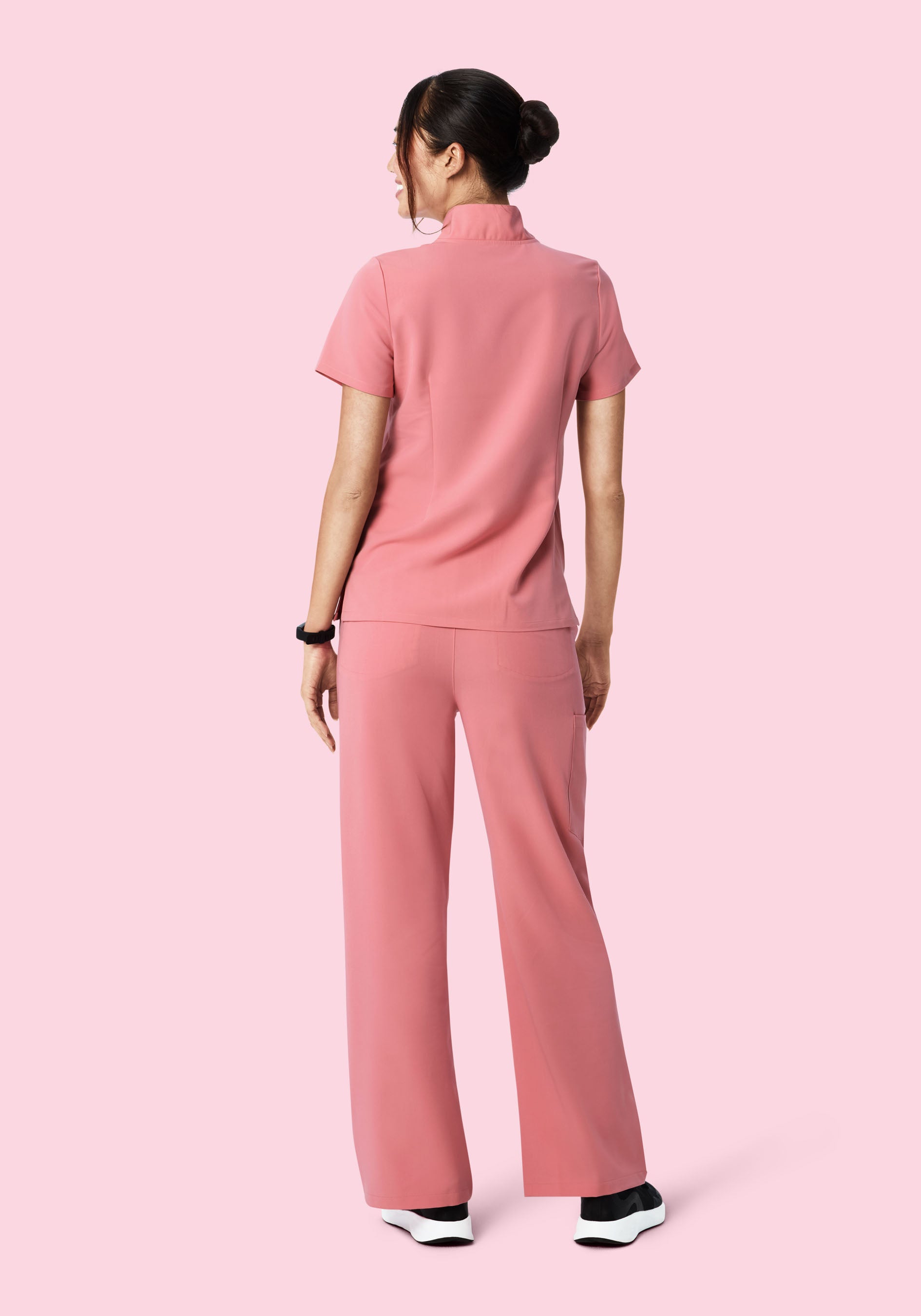 High Waisted Wide Leg Peony