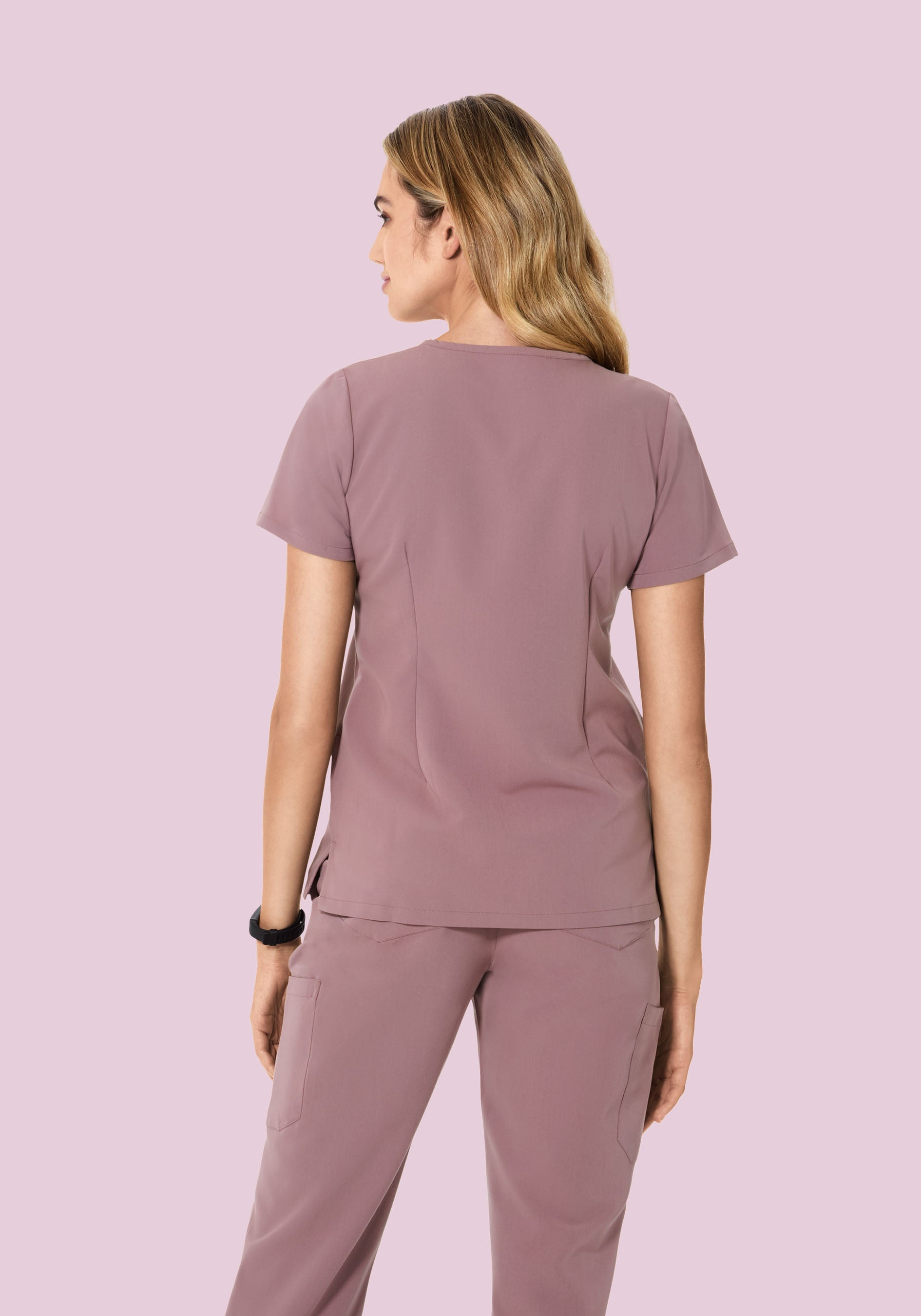 5 Pocket Notch Neck Top Dusk