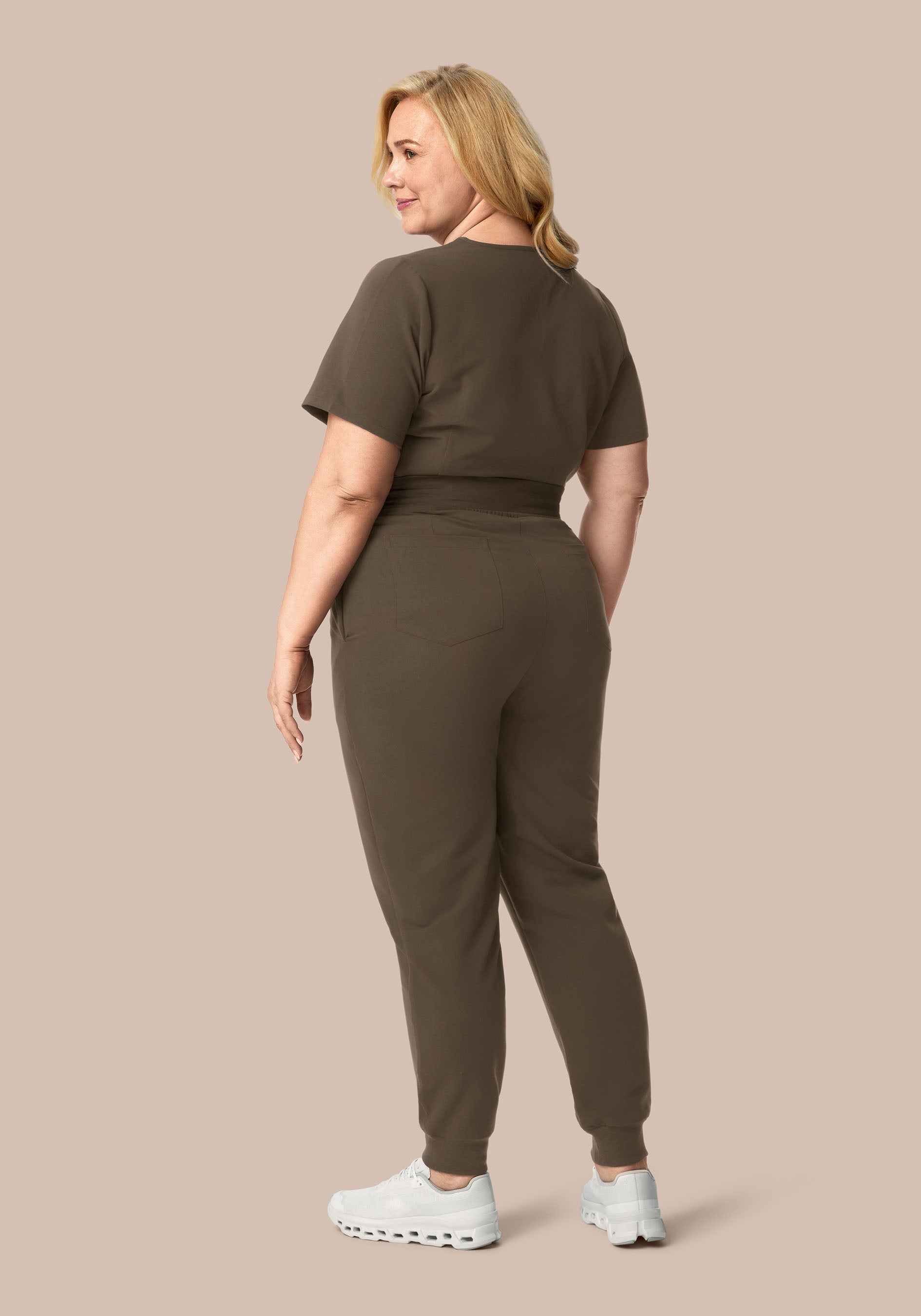 High Waisted Joggers Truffle