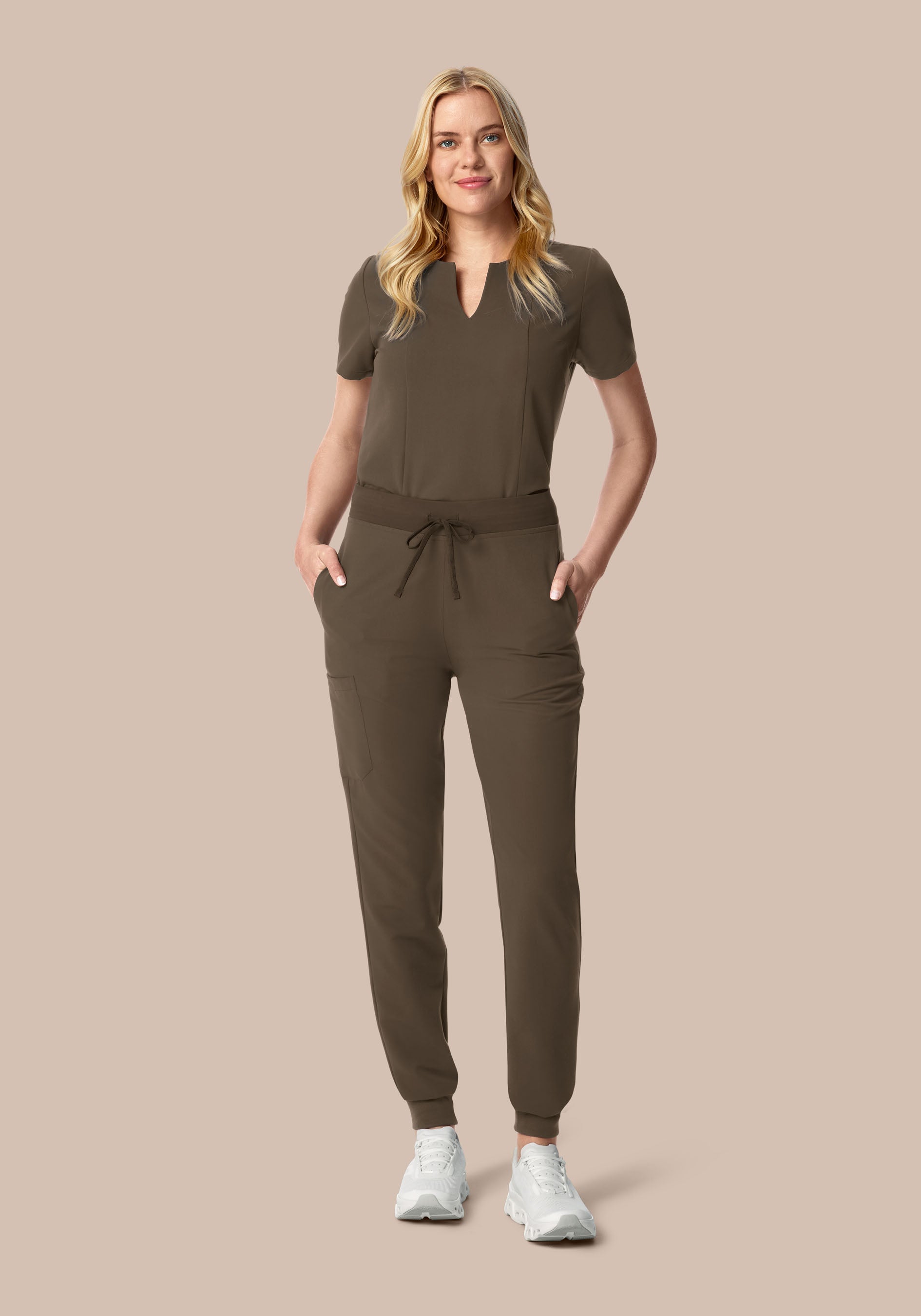 High Waisted Joggers Truffle