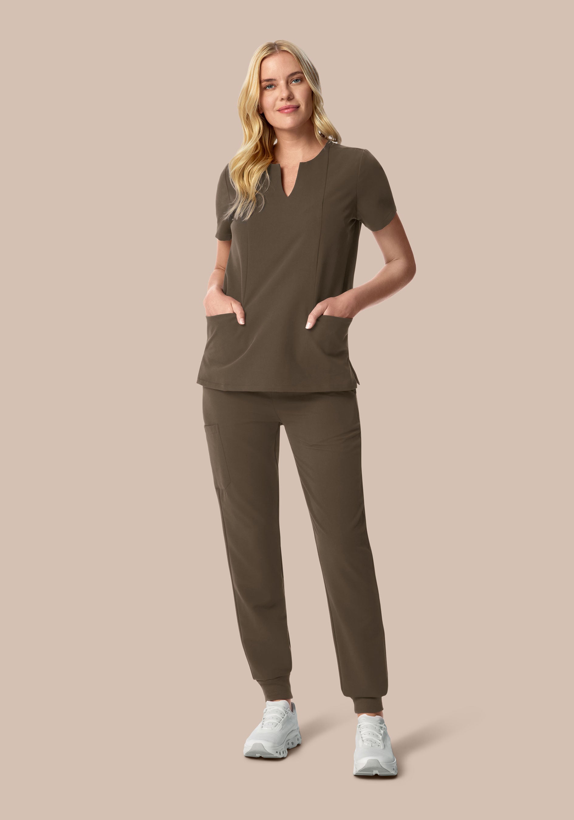 High Waisted Joggers Truffle