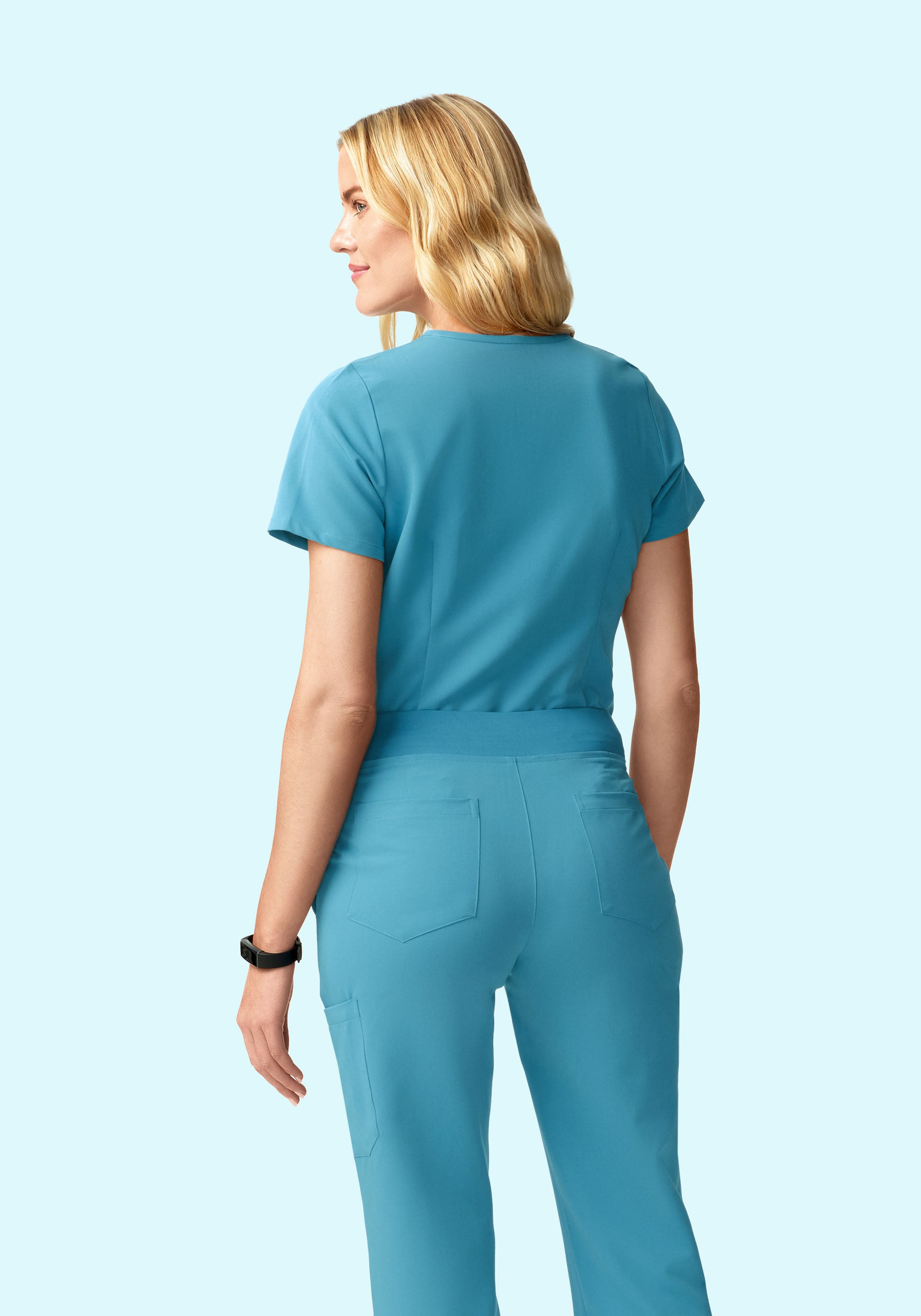 5 Pocket Notch Neck Top Wave