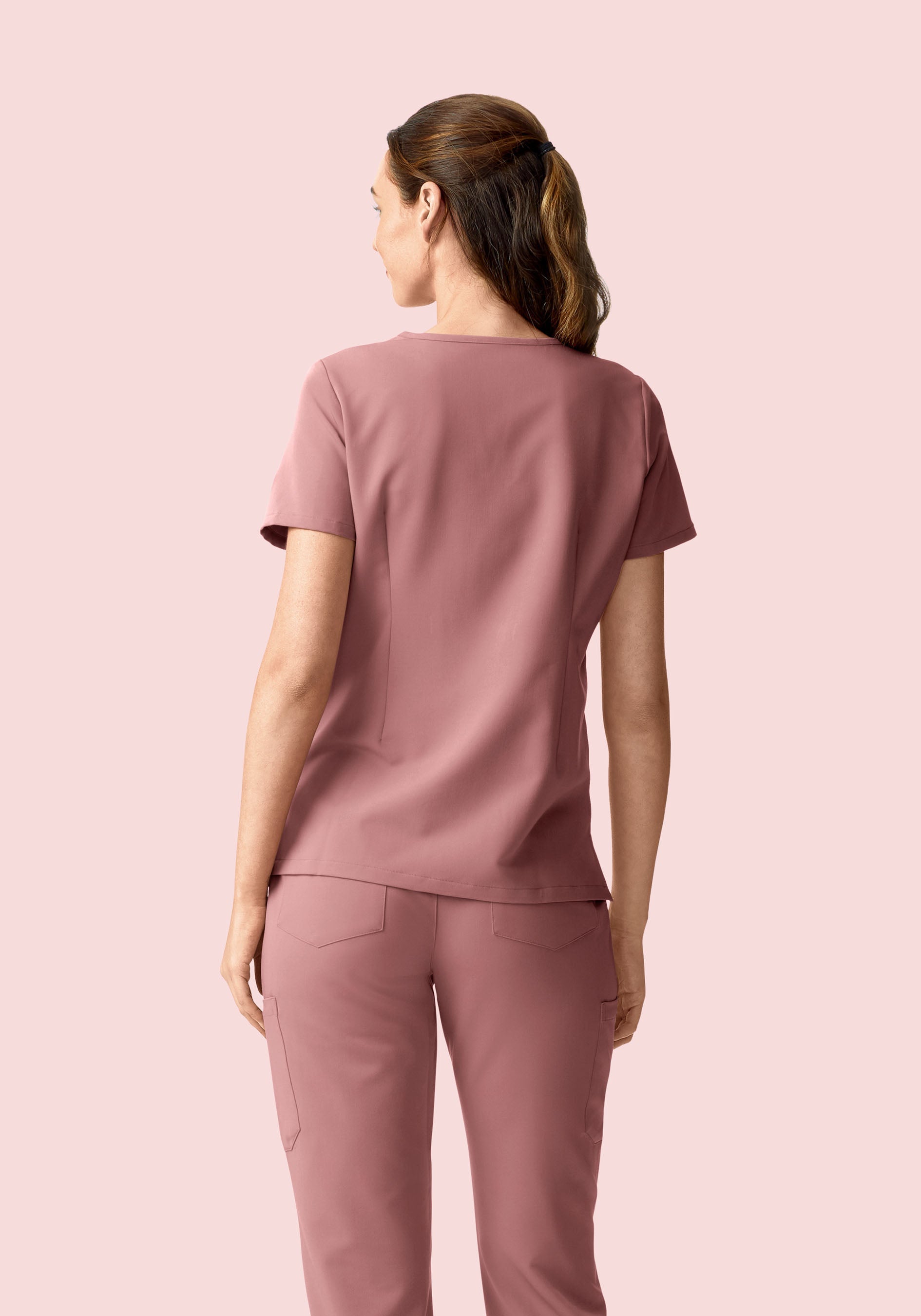 5 Pocket Notch Neck Top Sienna