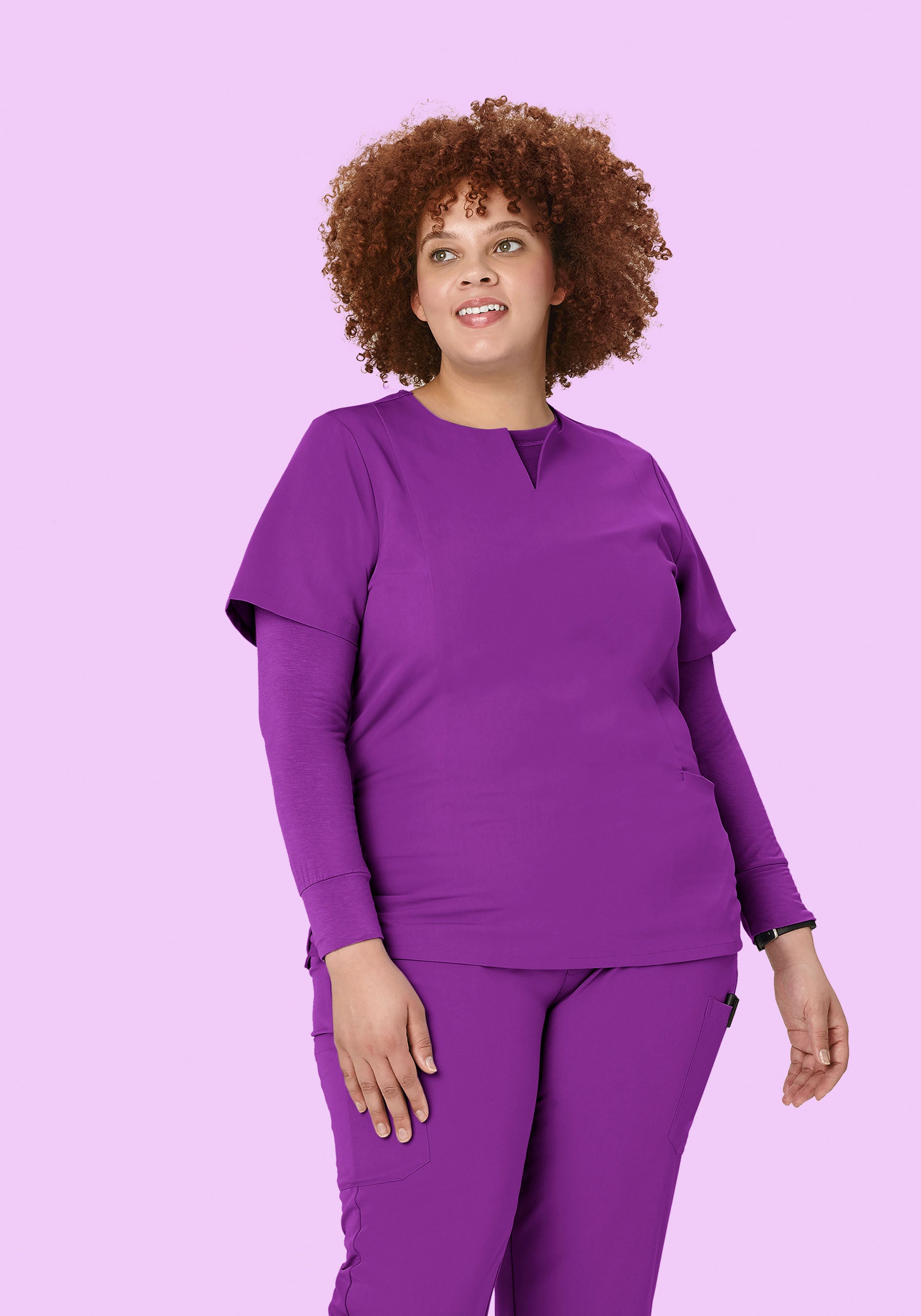 Women's Underscrubs Cyber Grape