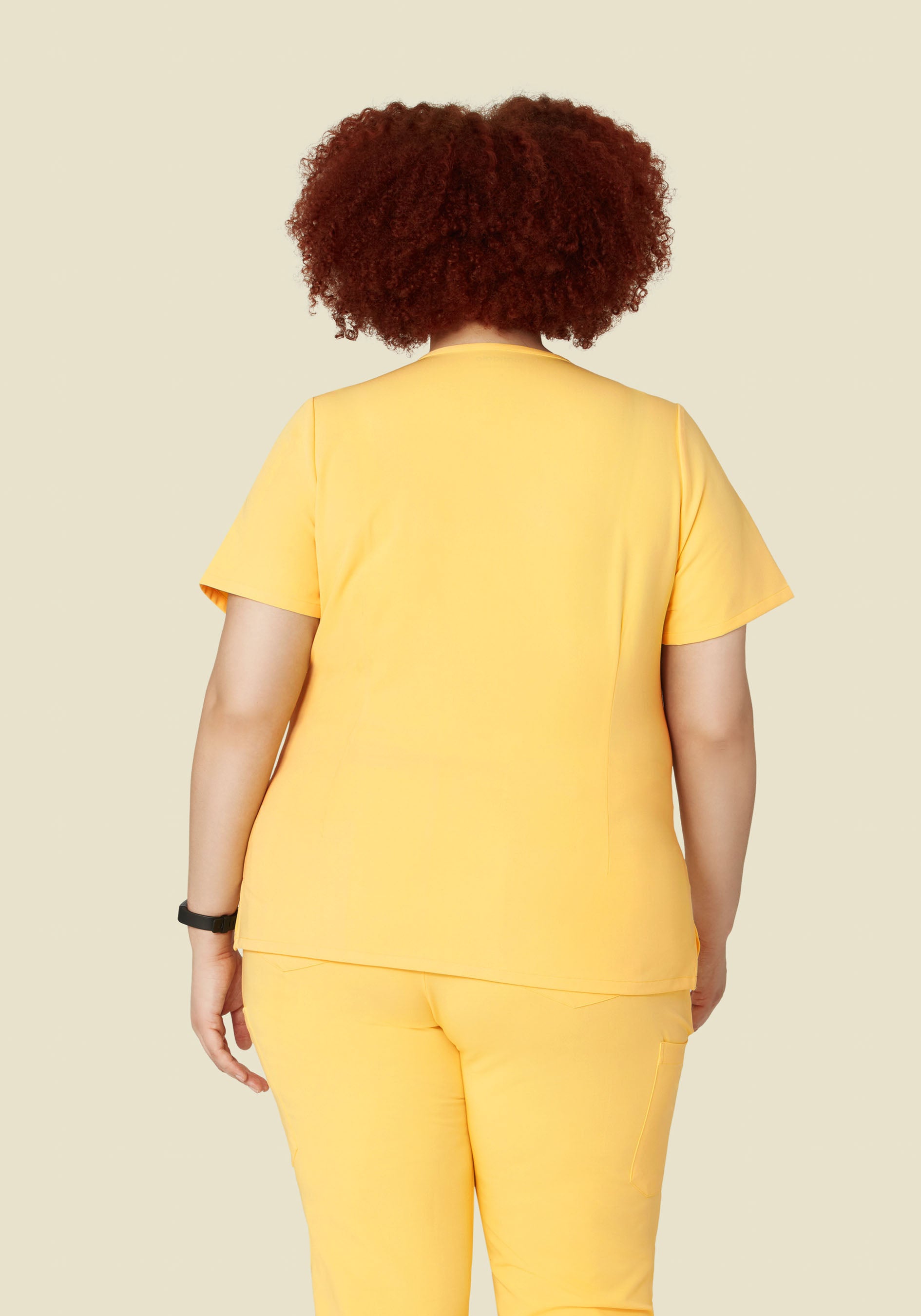5 Pocket Notch Neck Top Lemonade