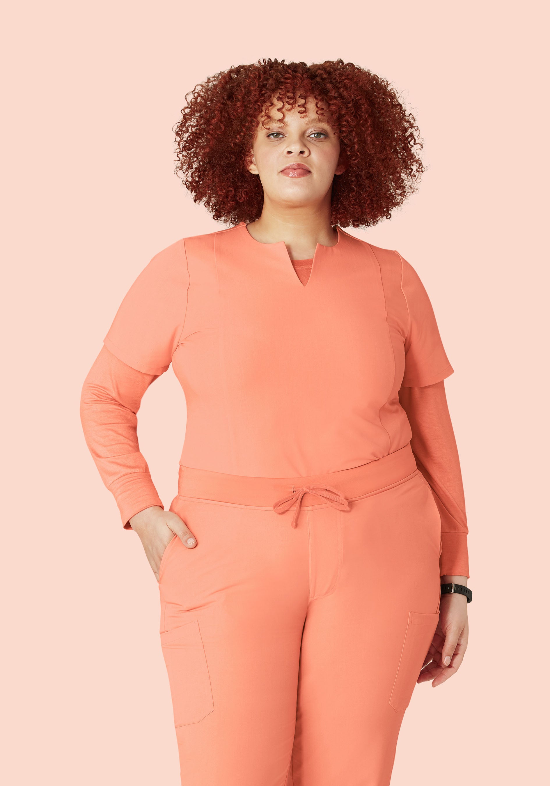 Women's Underscrubs Peach