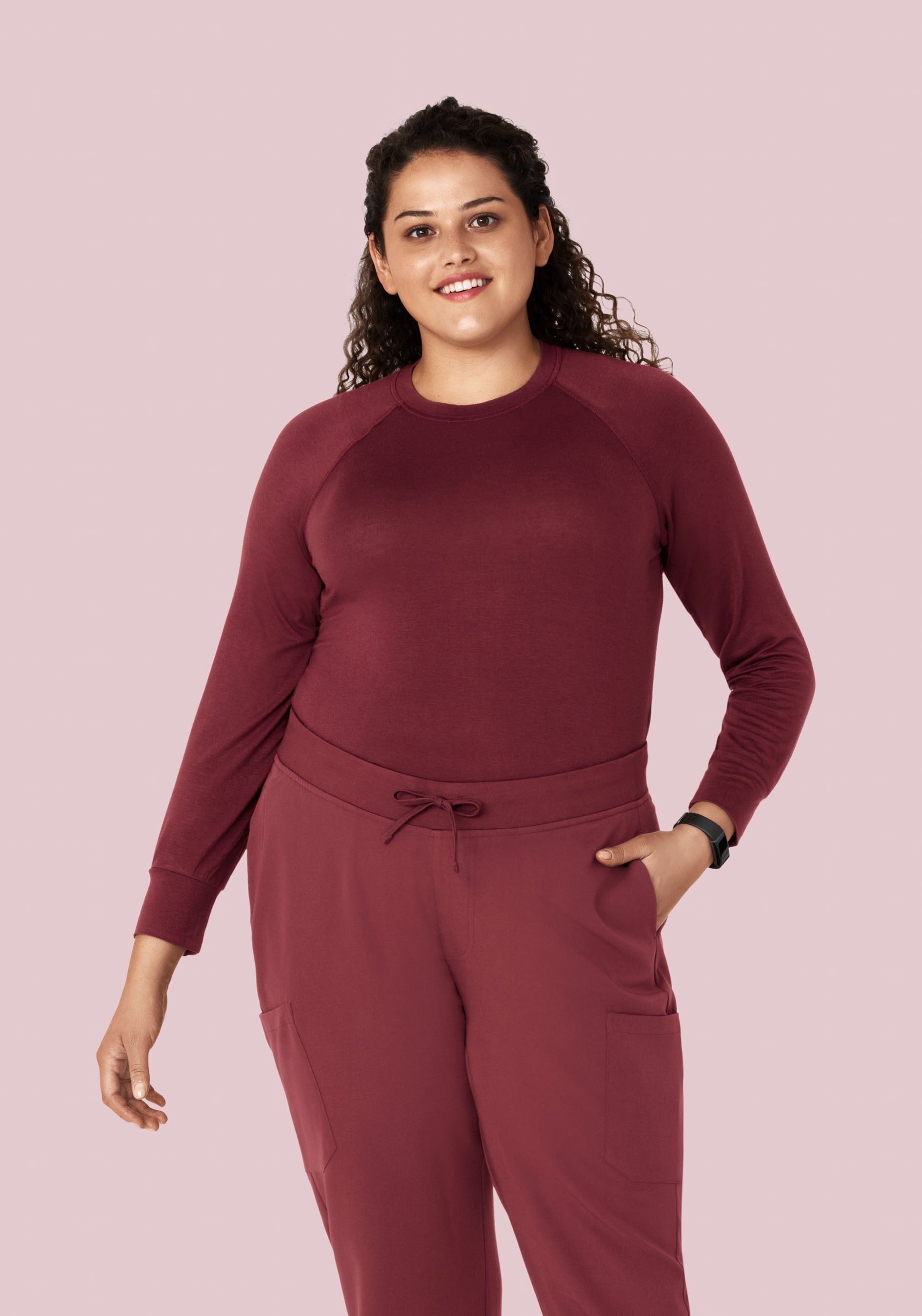 Women's Underscrubs Raisin