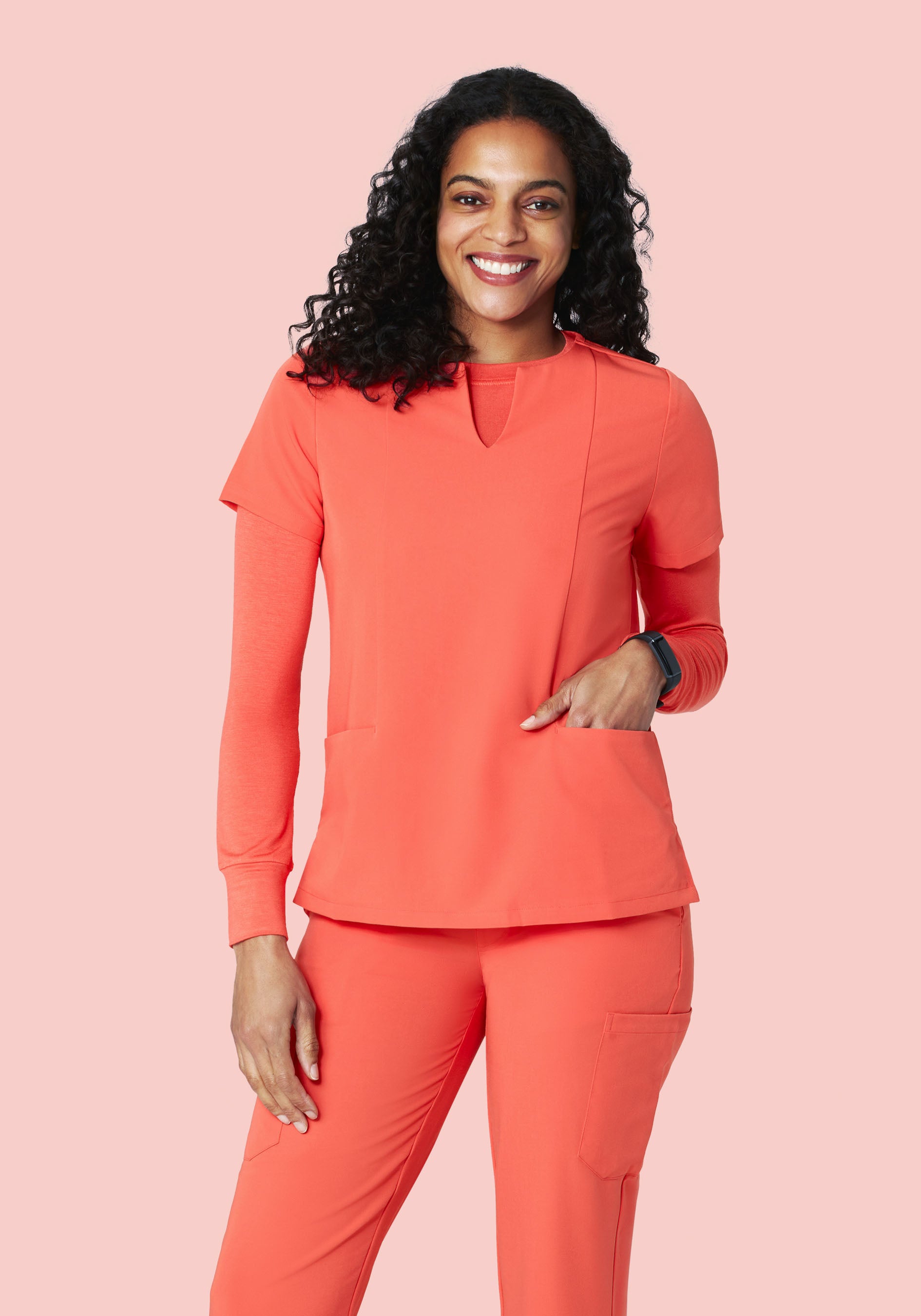Women's Underscrubs Coral