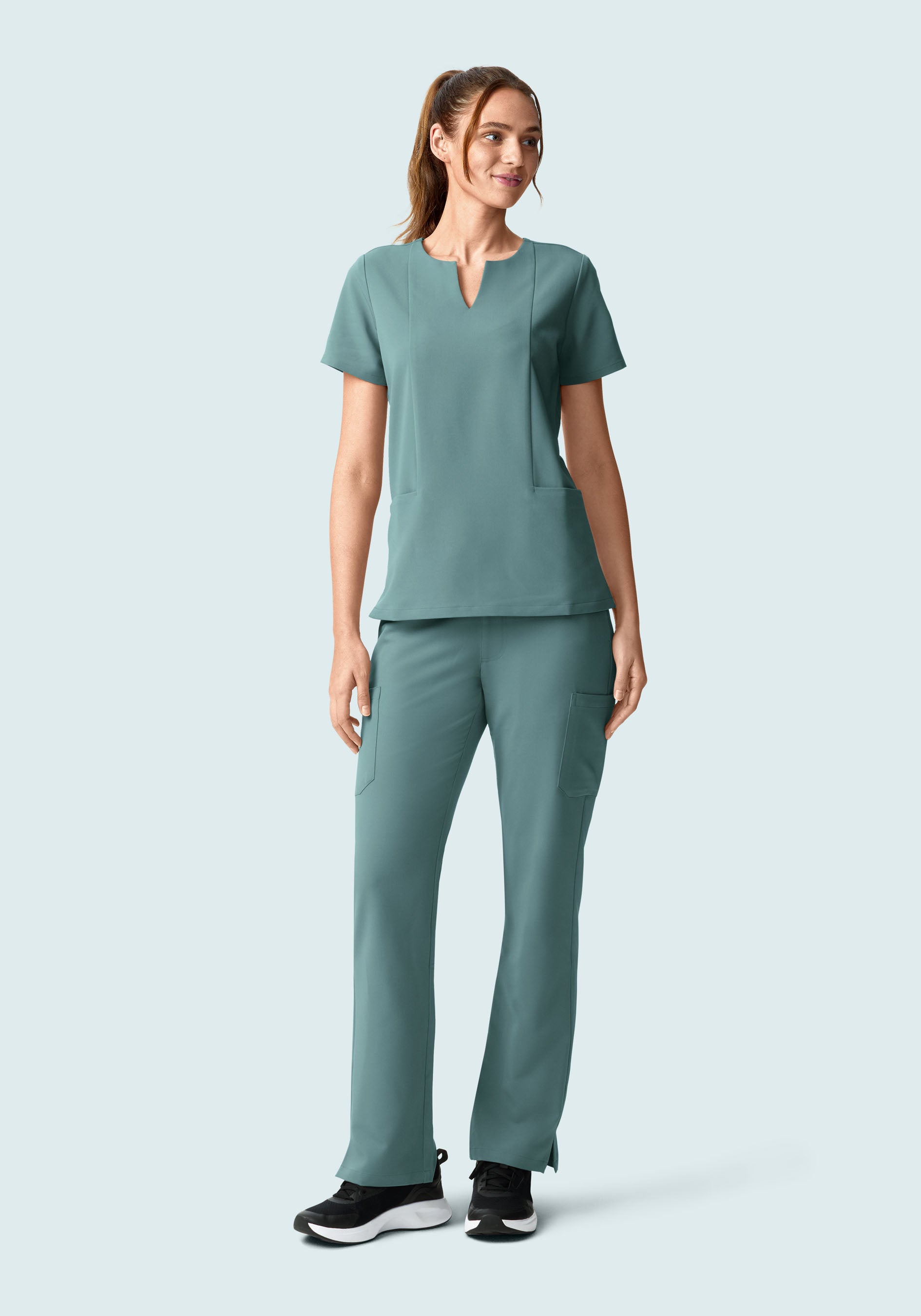 5 Pocket Notch Neck Top Marina