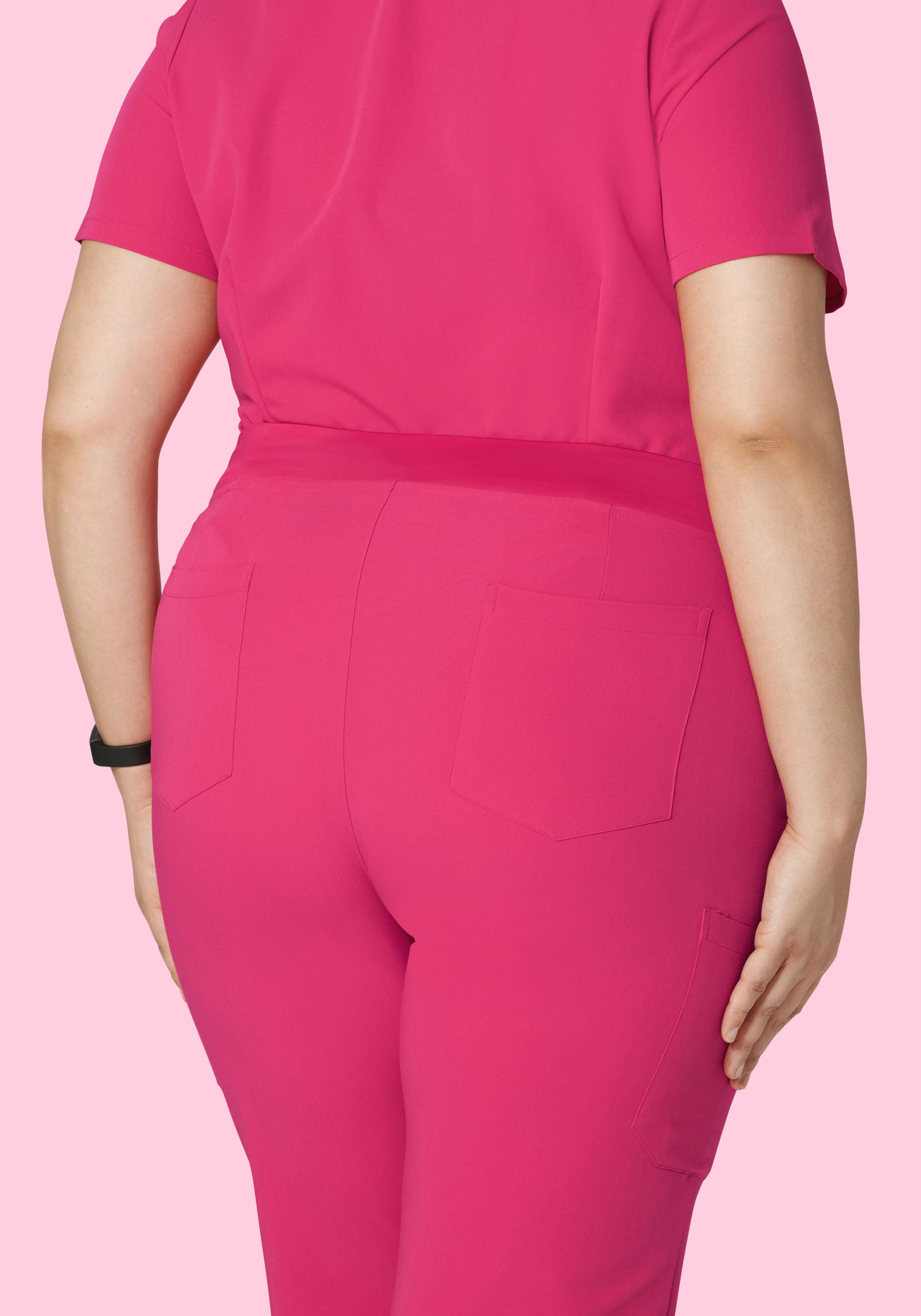 9 Pocket Cargo Pants Hot Pink