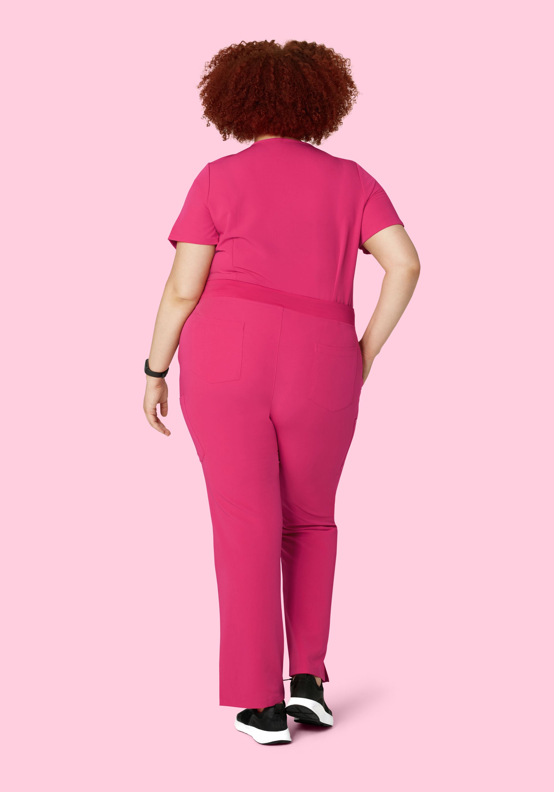 9 Pocket Cargo Pants Hot Pink
