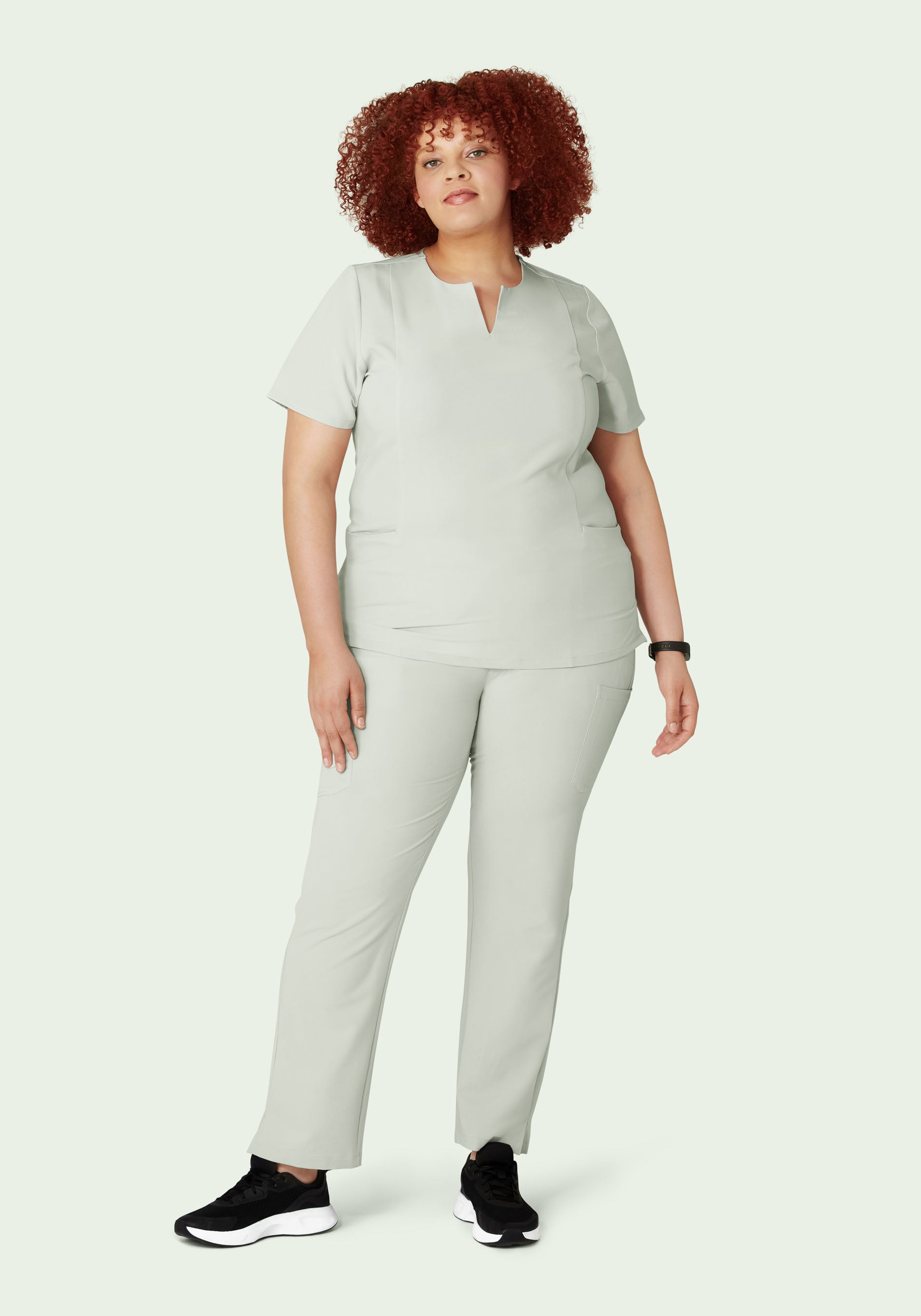 5 Pocket Notch Neck Top Northern Droplet