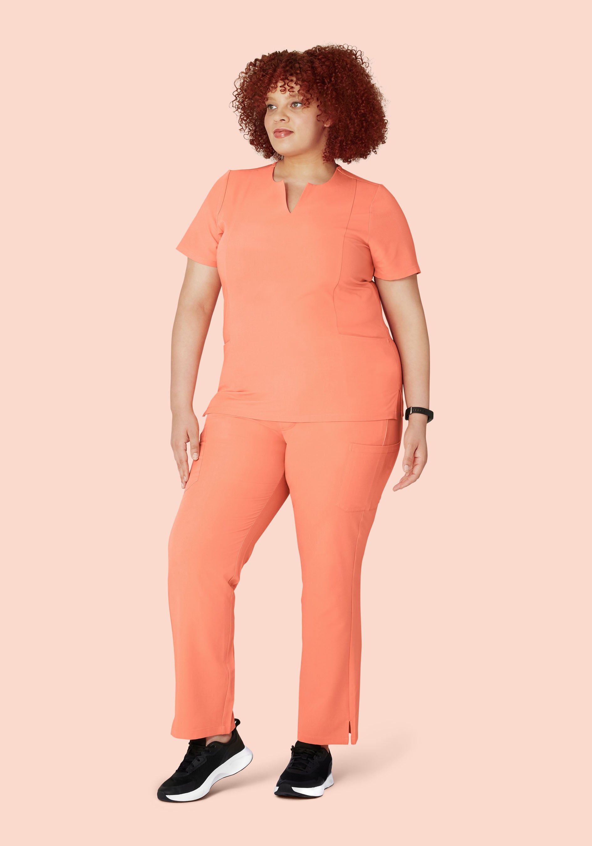 9 Pocket Cargo Pants Peach