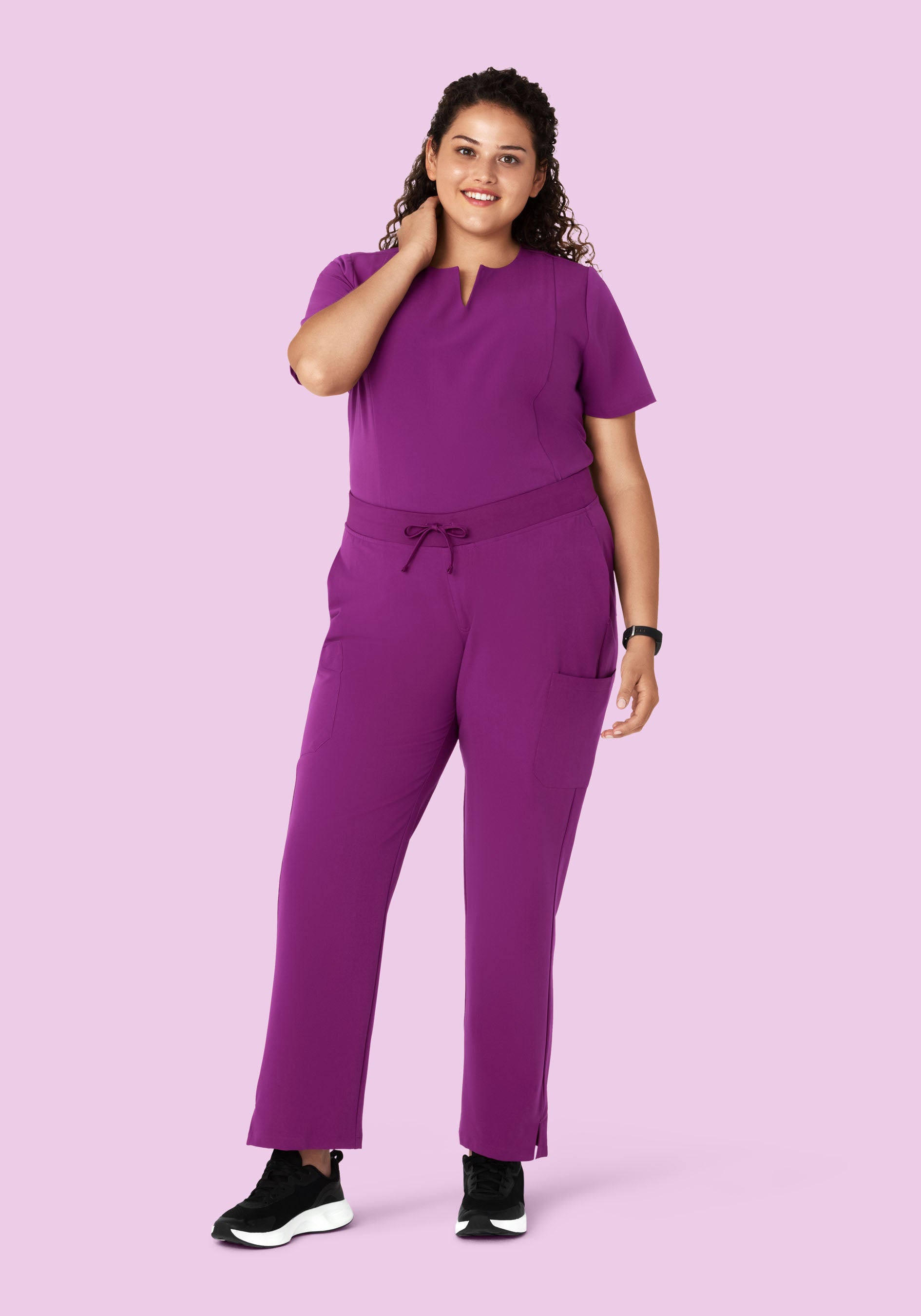 9 Pocket Cargo Pants Dark Orchid