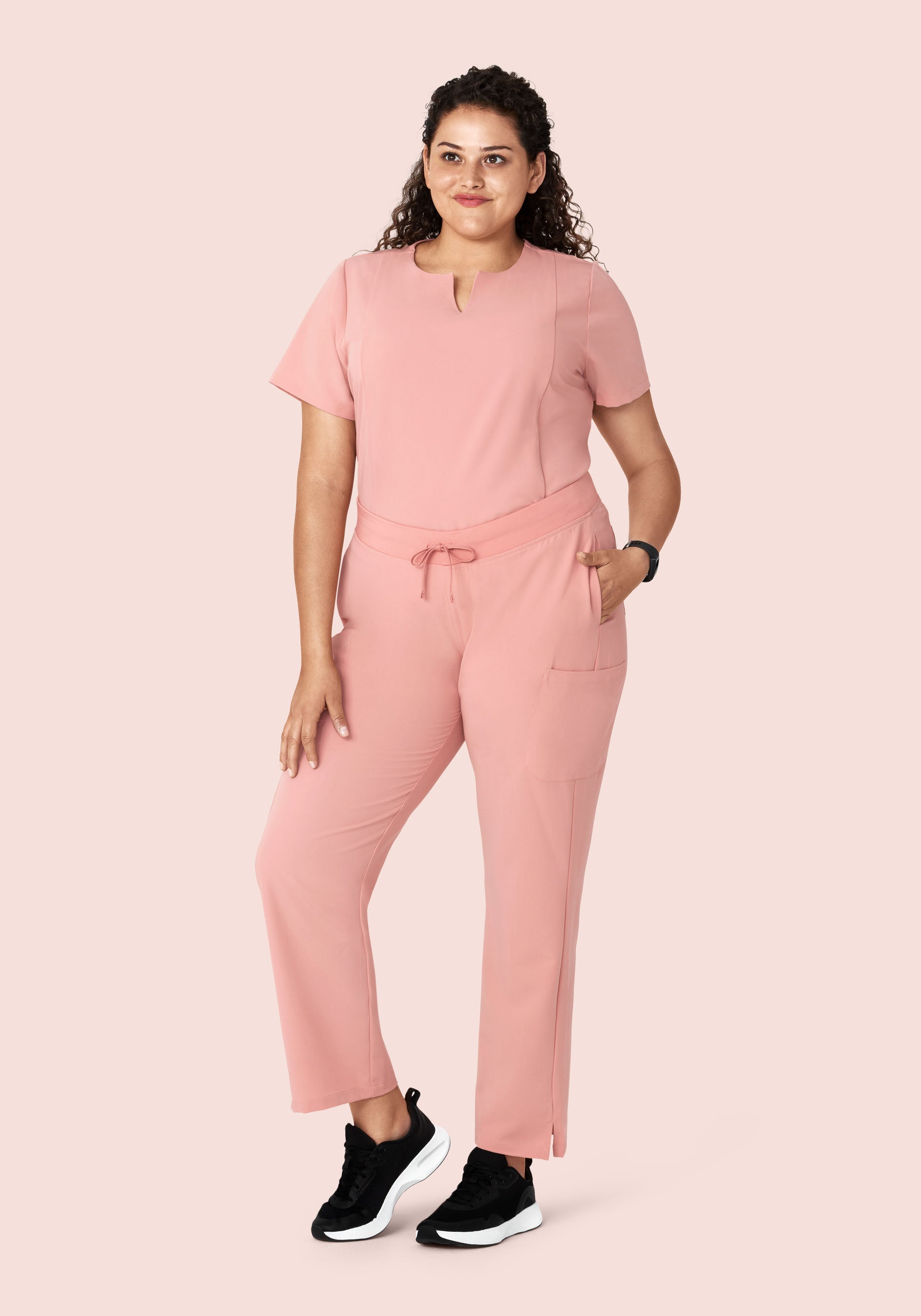 9 Pocket Cargo Pants Dusty Pink