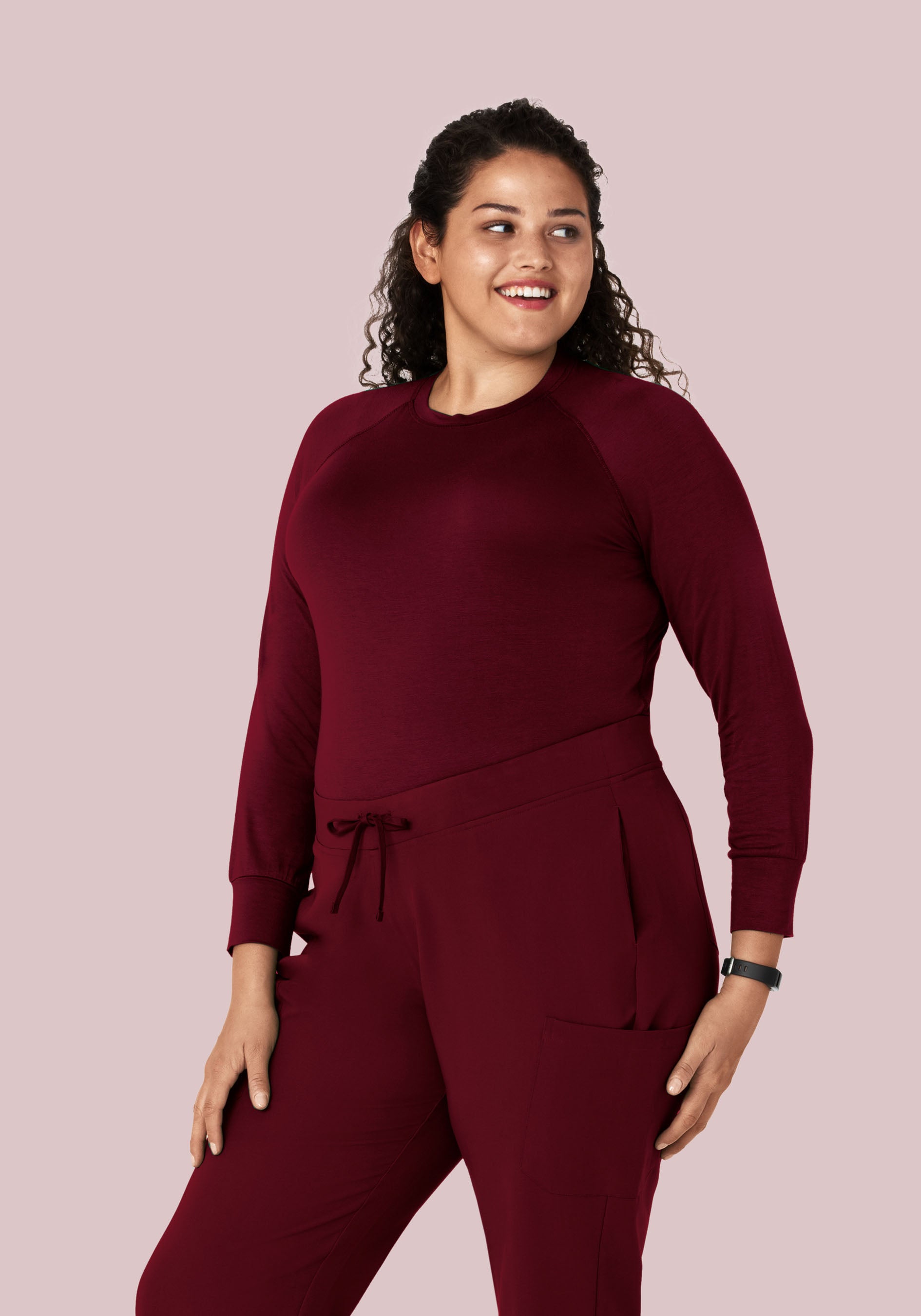 Women's Underscrubs Wine