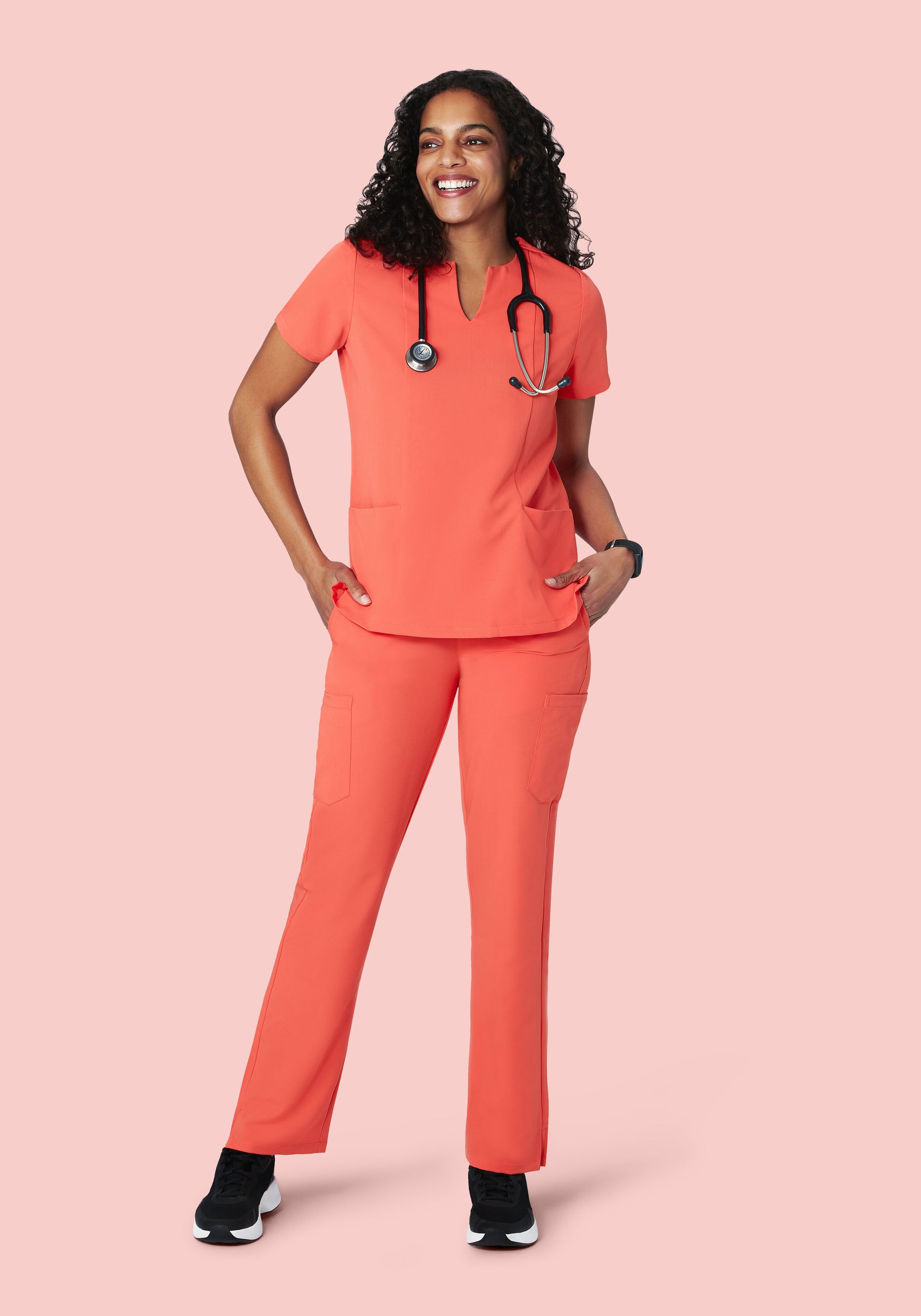 9 Pocket Cargo Pants Coral