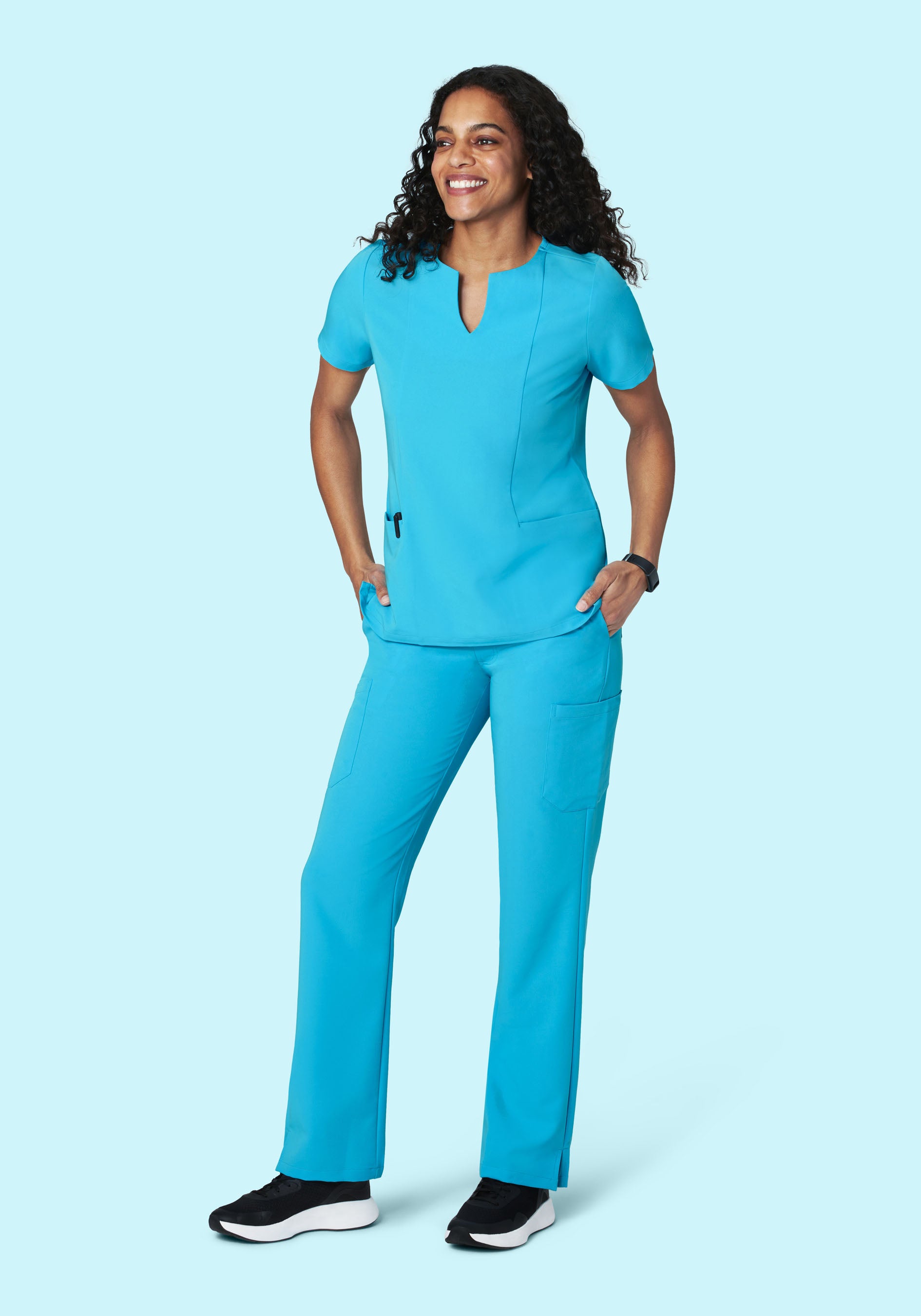 9 Pocket Cargo Pants Pacific Blue