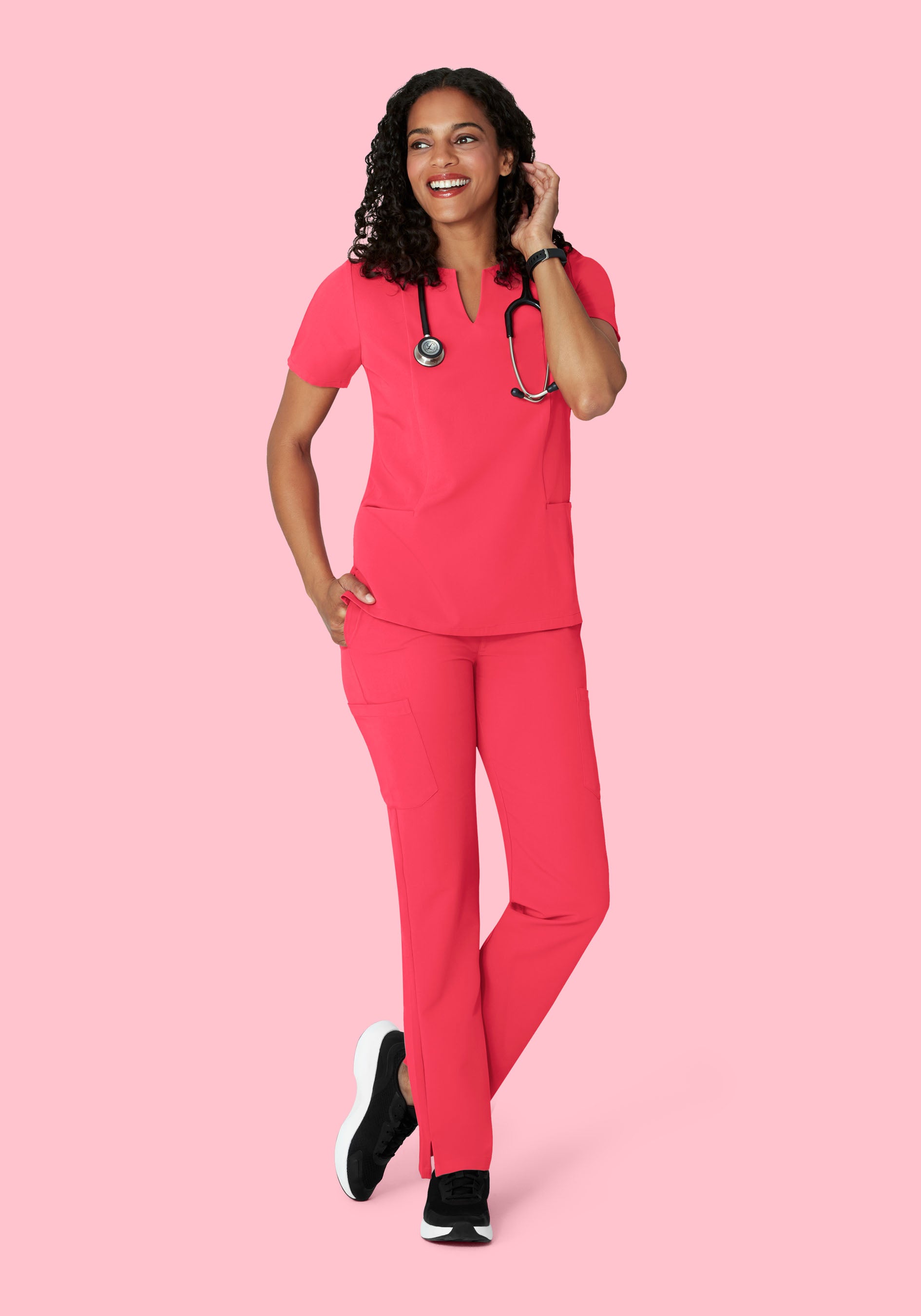 9 Pocket Cargo Pants Paradise Pink