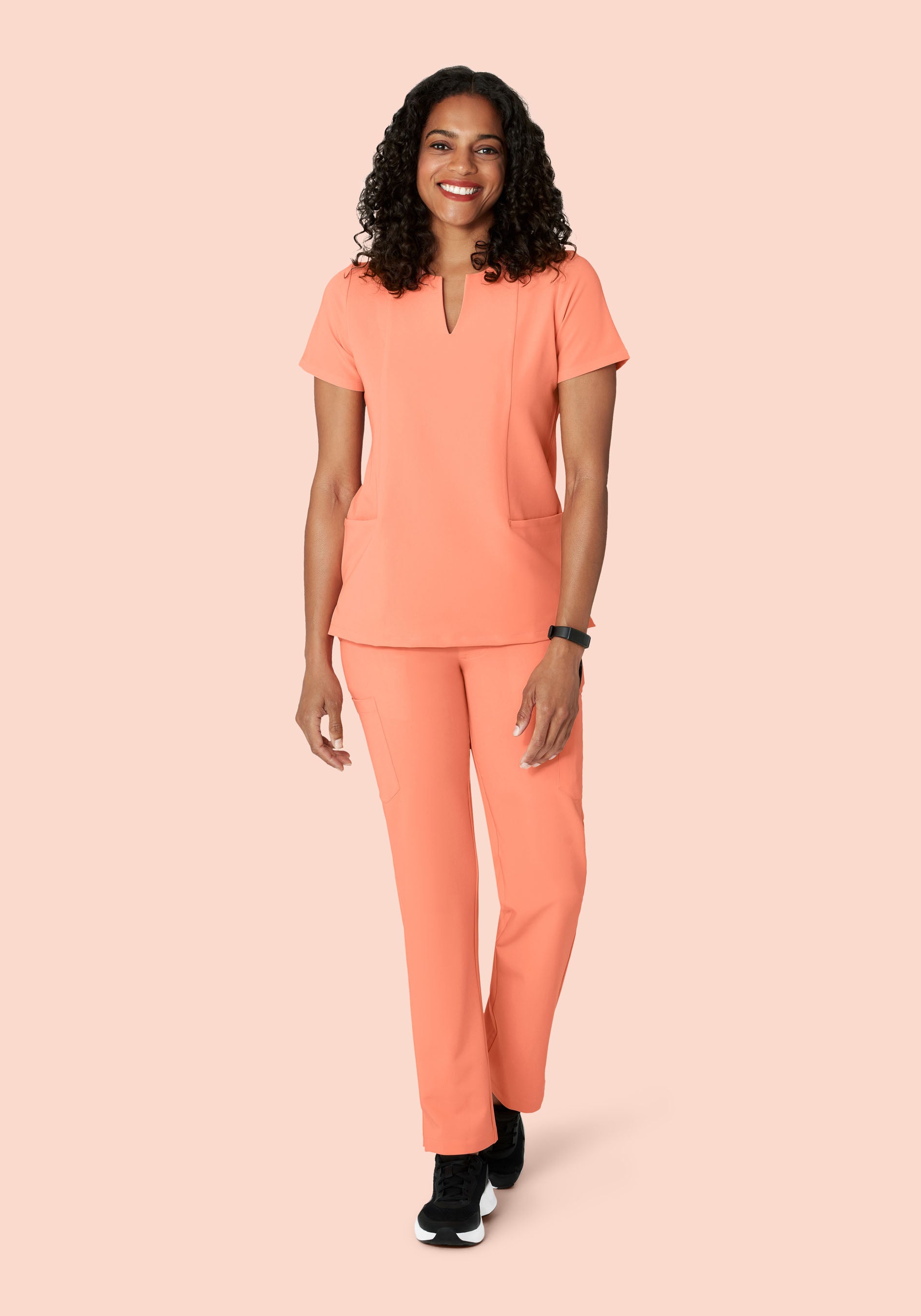 9 Pocket Cargo Pants Peach