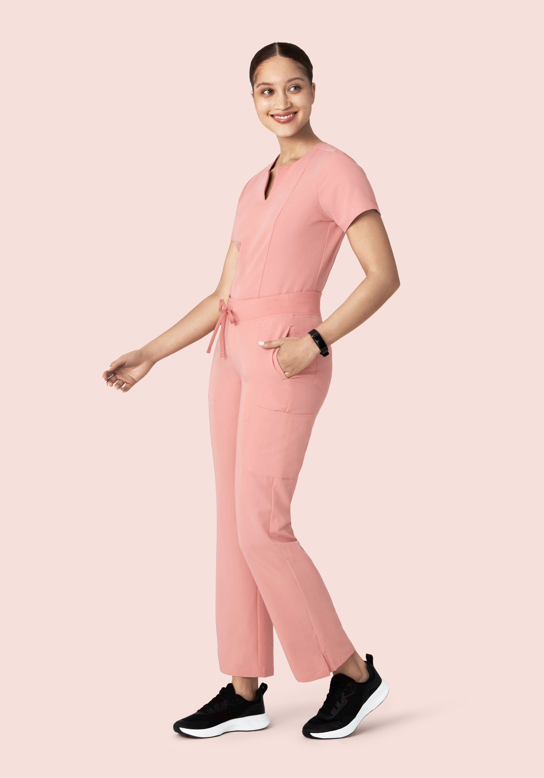 9 Pocket Cargo Pants Dusty Pink