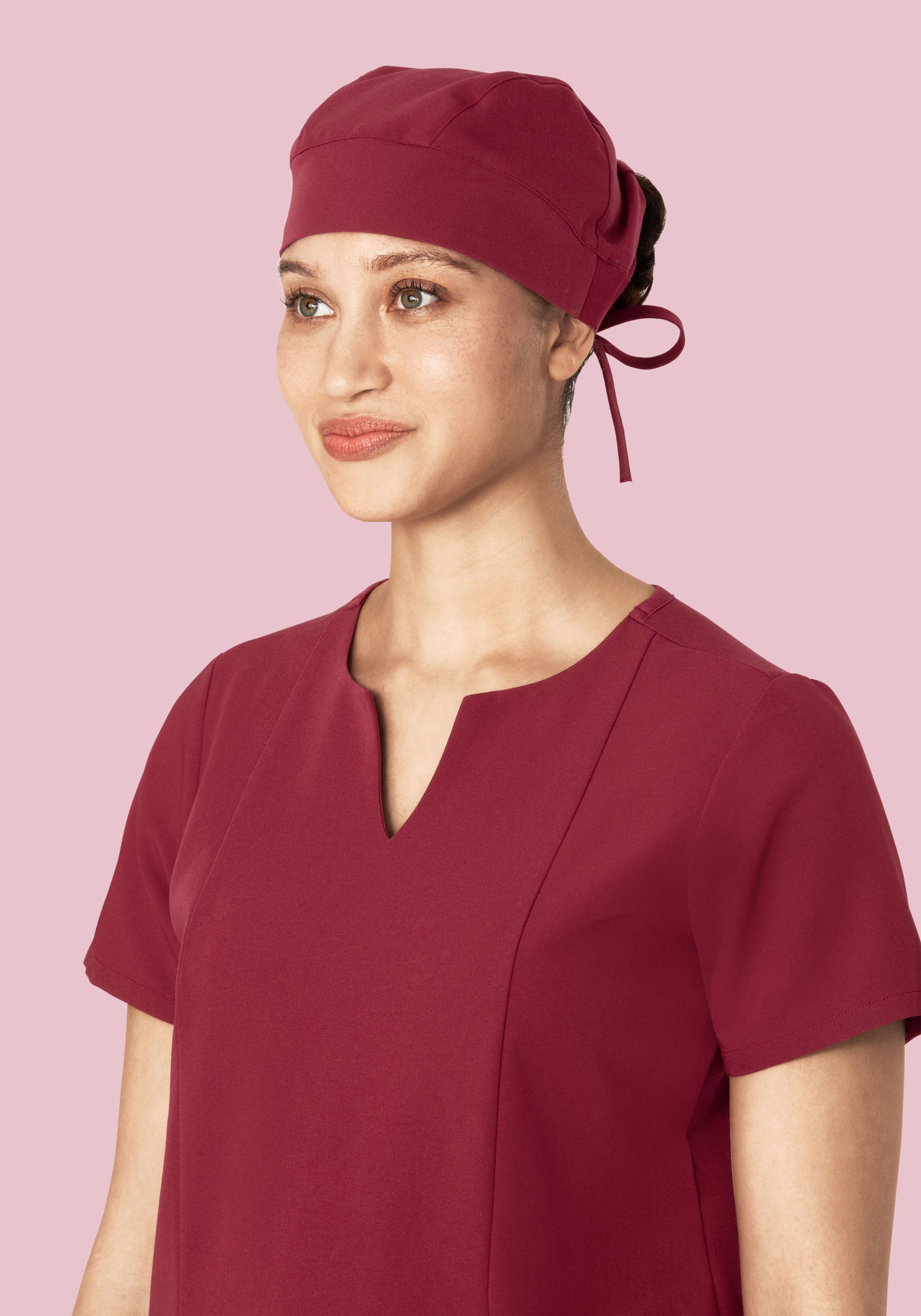 Contemporary Scrub Cap Garnet