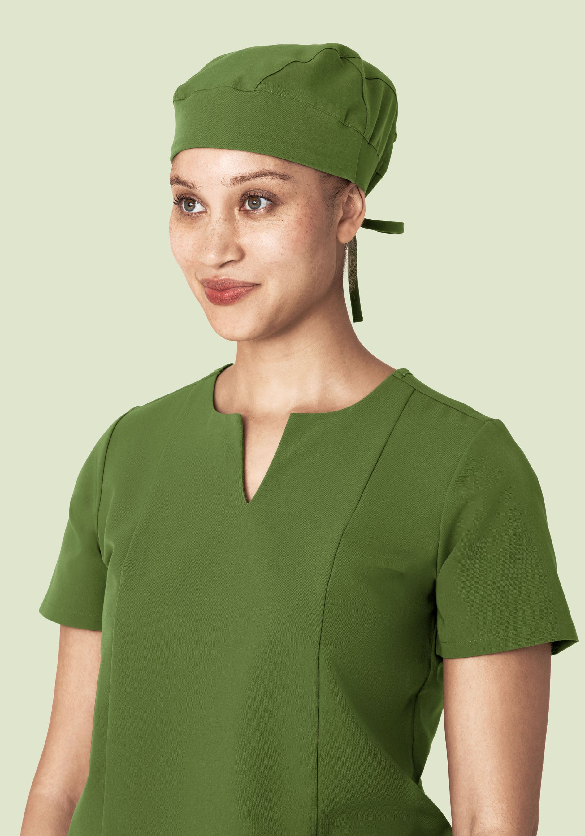 Contemporary Scrub Cap Moss