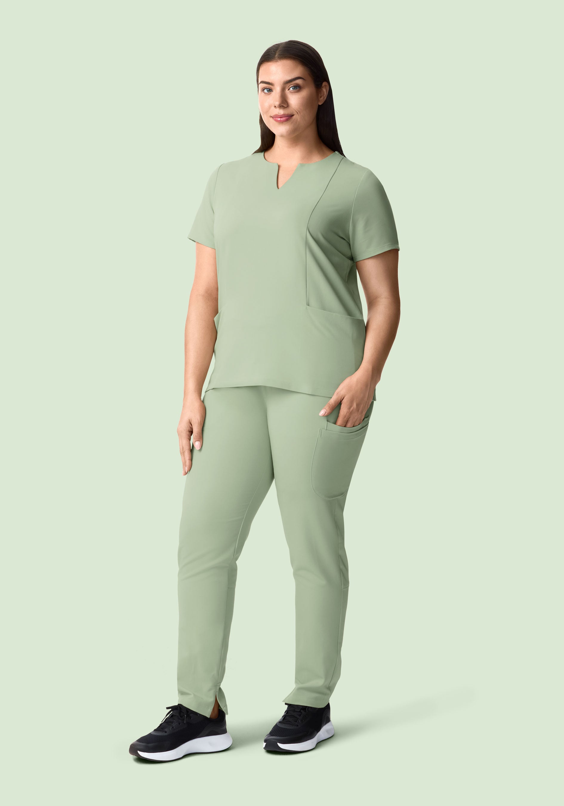 9 Pocket Cargo Pants Green Tea