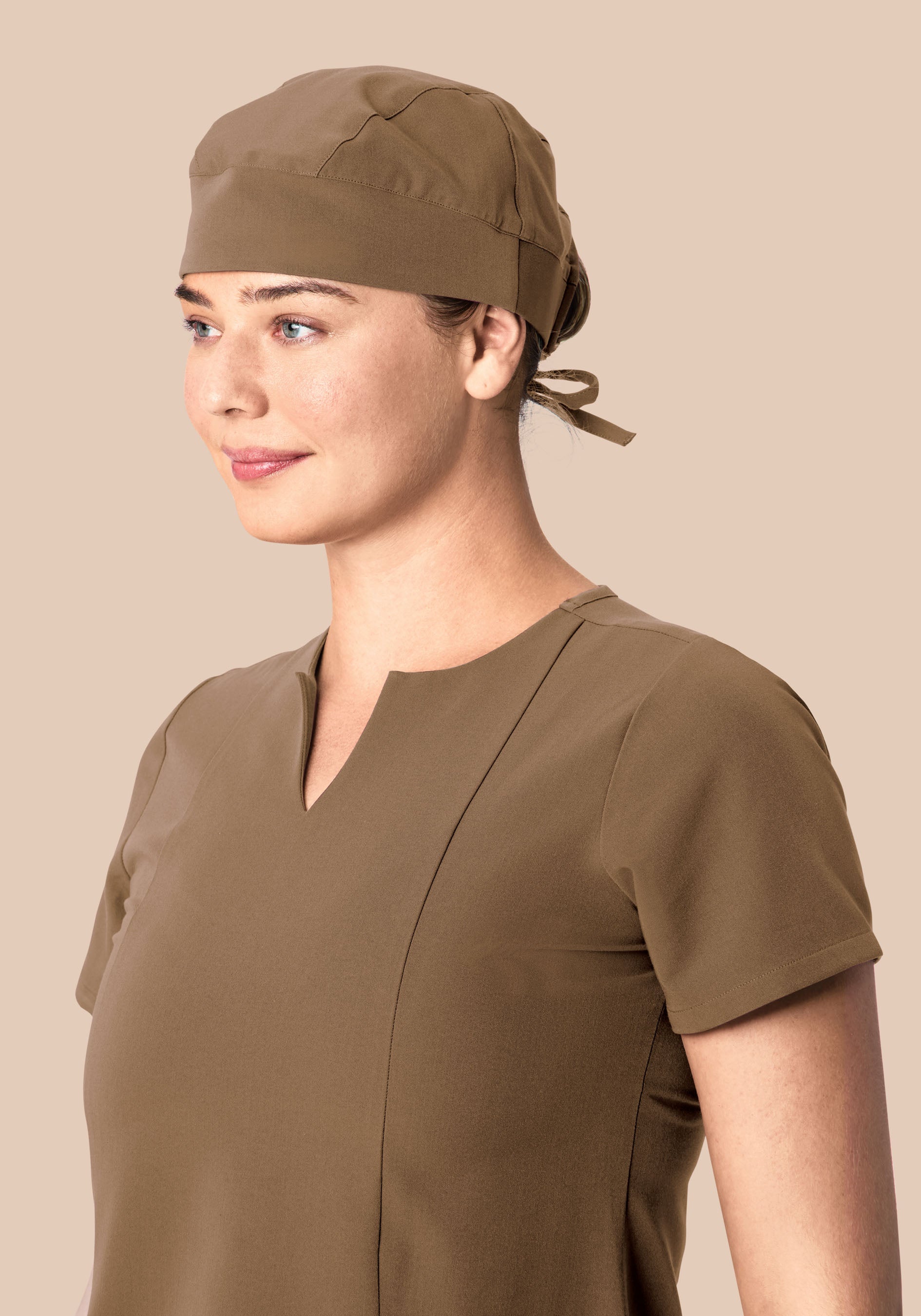 Contemporary Scrub Cap Ash Brown