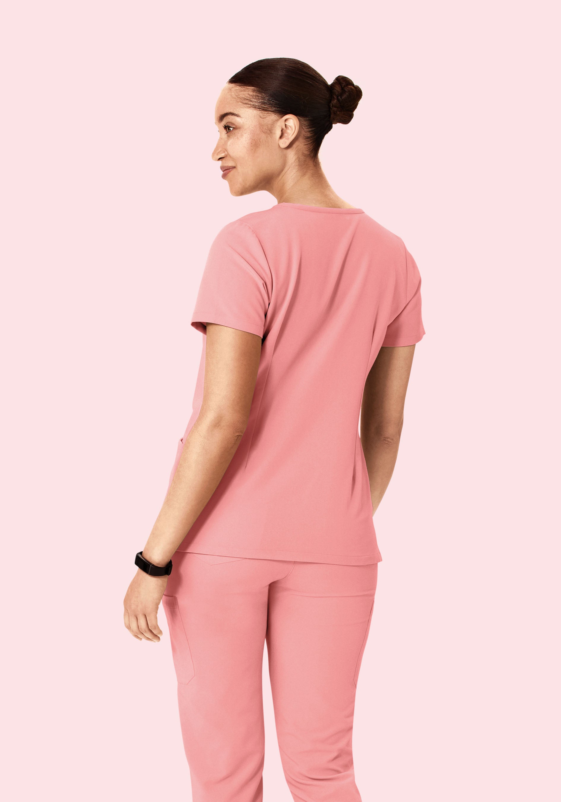 5 Pocket Notch Neck Top Sorbet