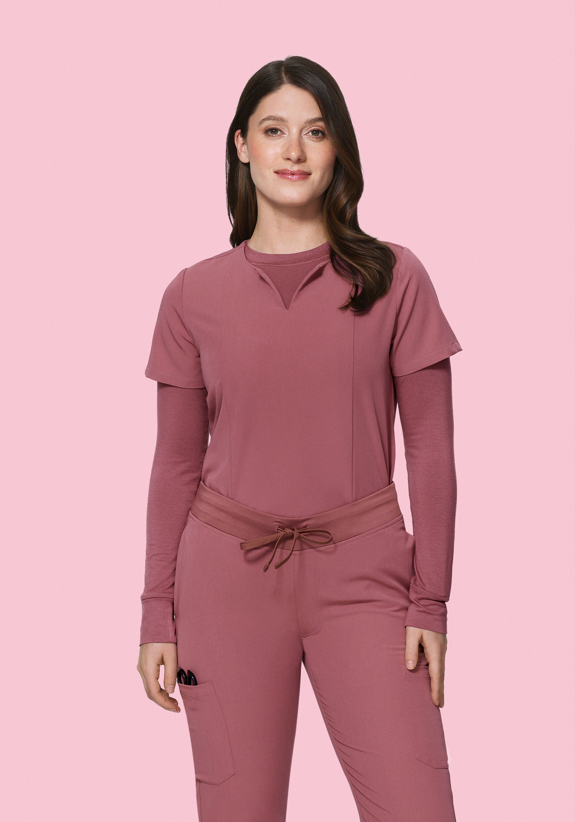Women's Underscrubs Mauve Mandala Scrubs