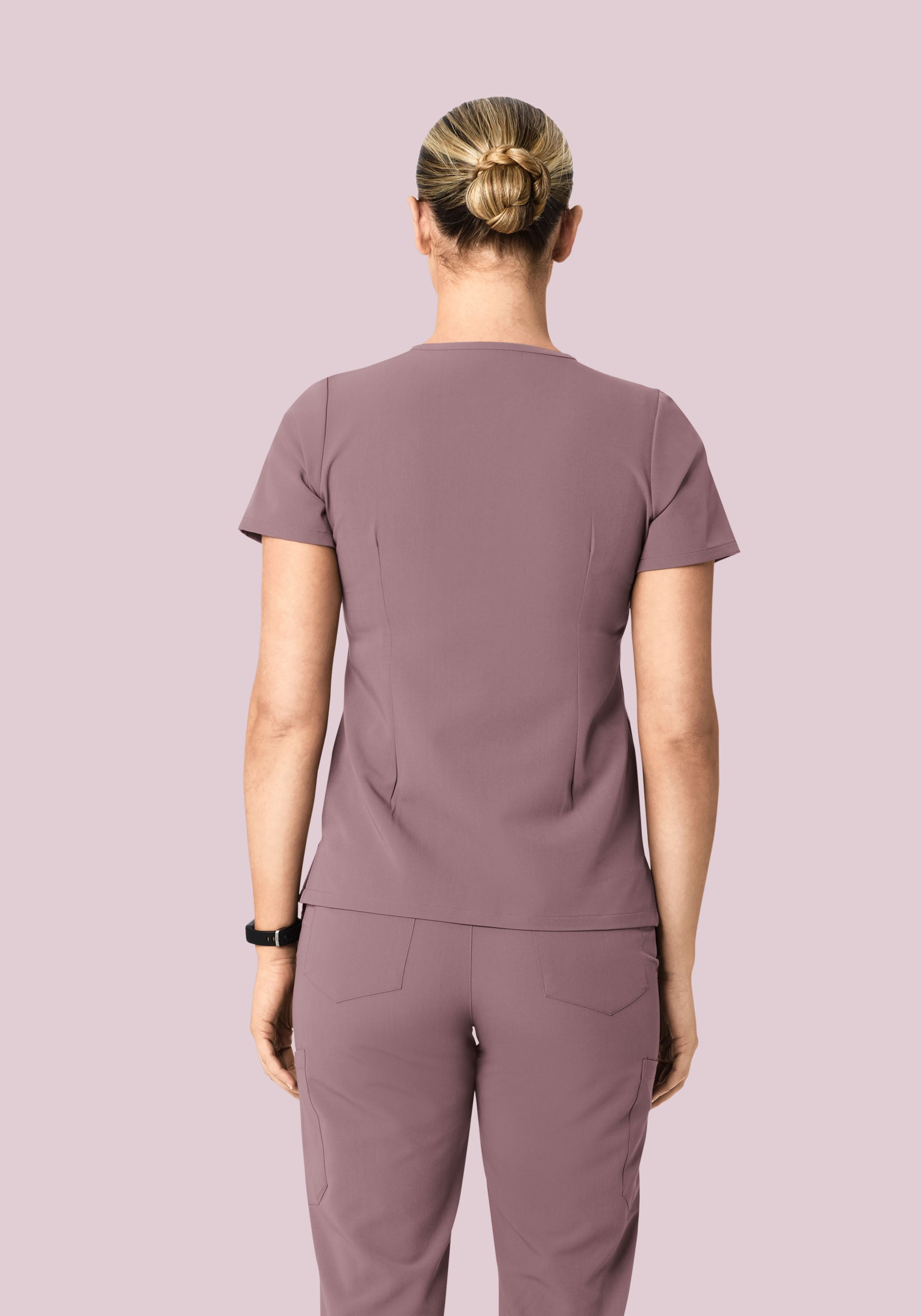 5 Pocket Notch Neck Top Moondust
