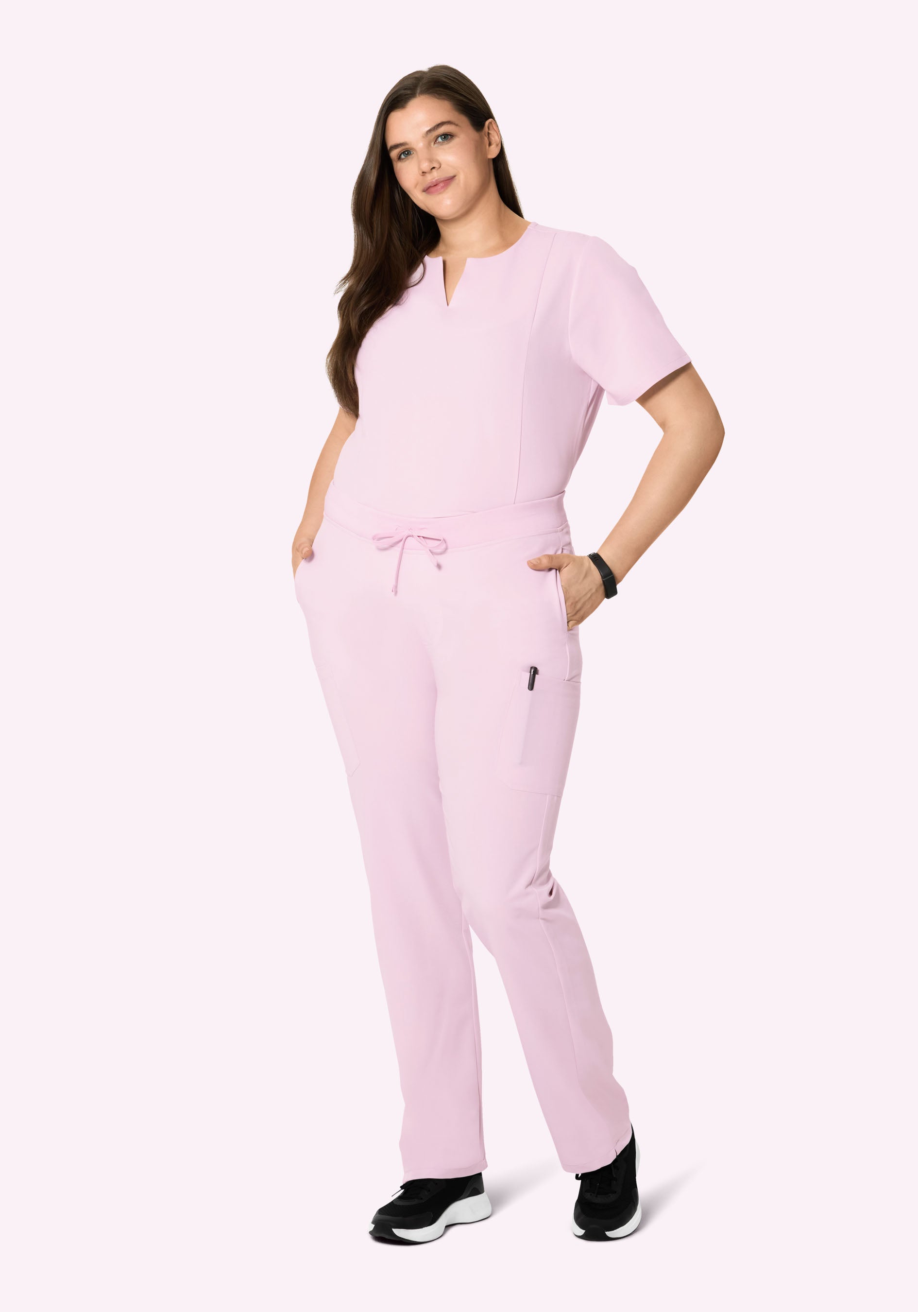 9 Pocket Cargo Pants Misty Rose