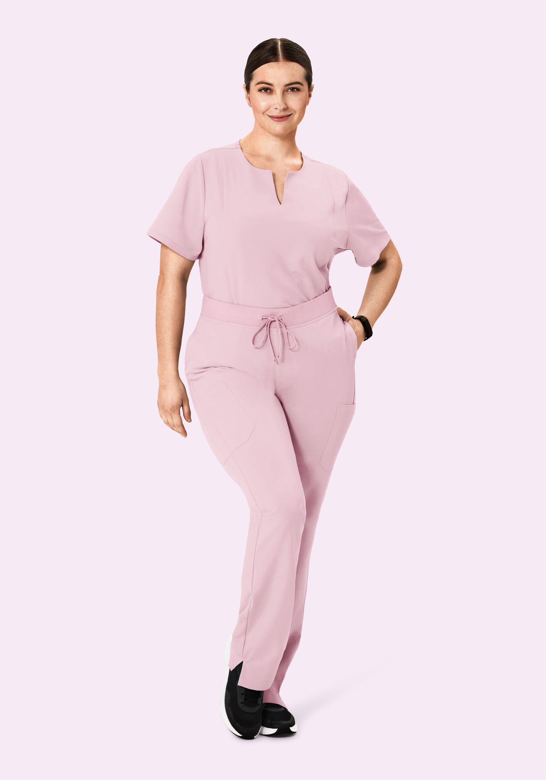 9 Pocket Cargo Pants Pink Pearl