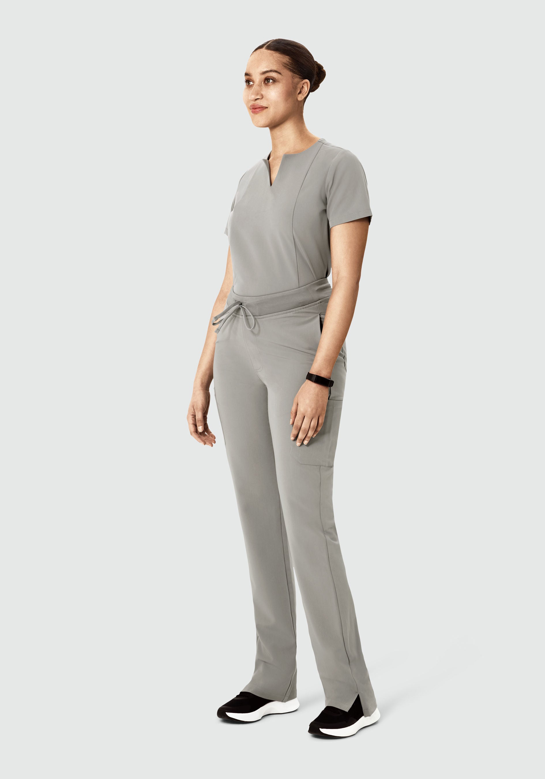 5 Pocket Notch Neck Top Flint