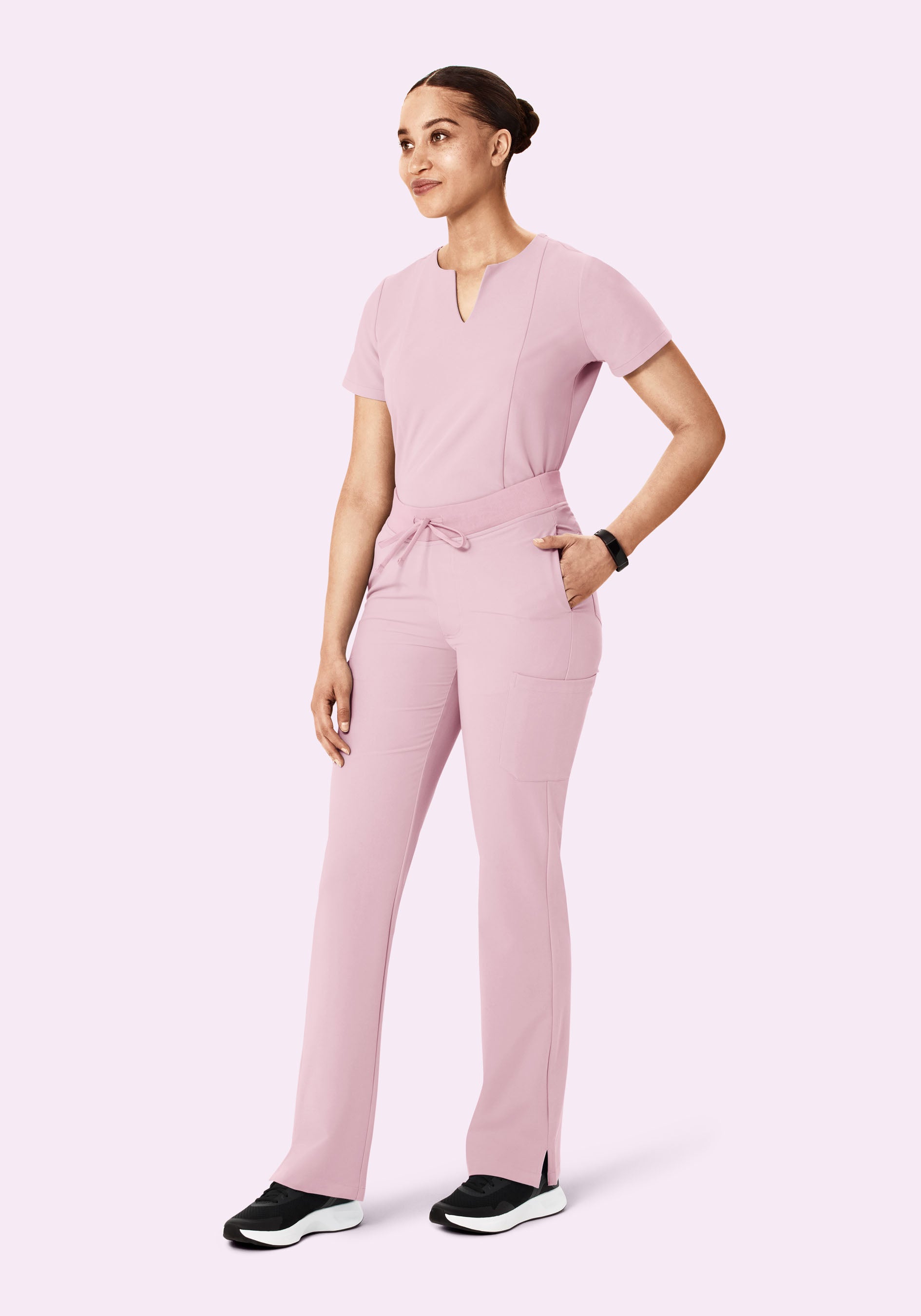 9 Pocket Cargo Pants Pink Pearl