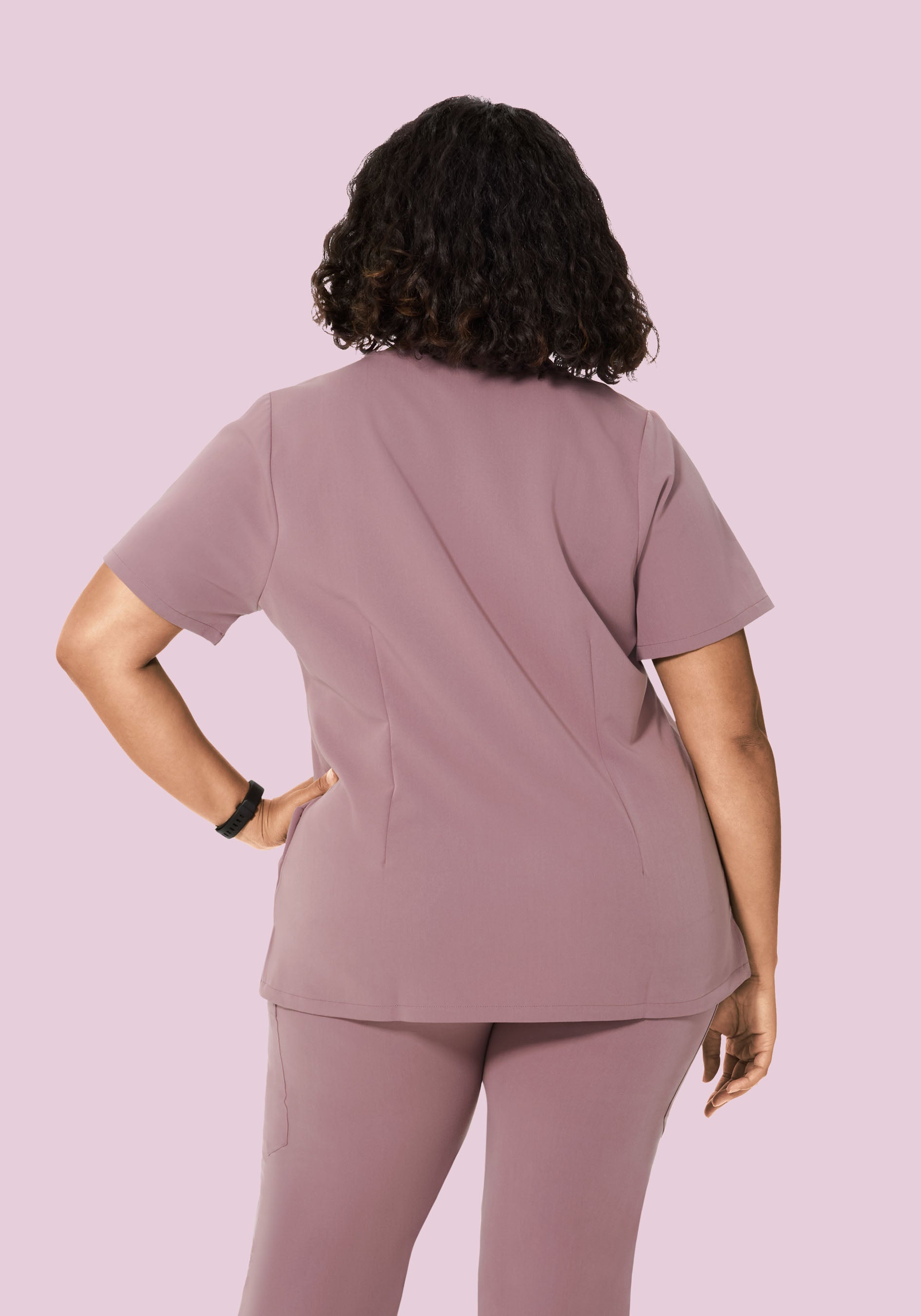 5 Pocket Notch Neck Top Dusk