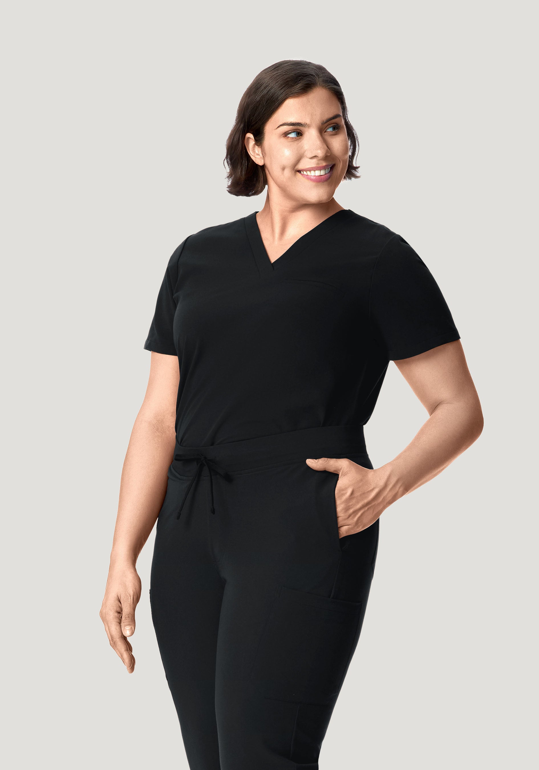 One Pocket Top Black