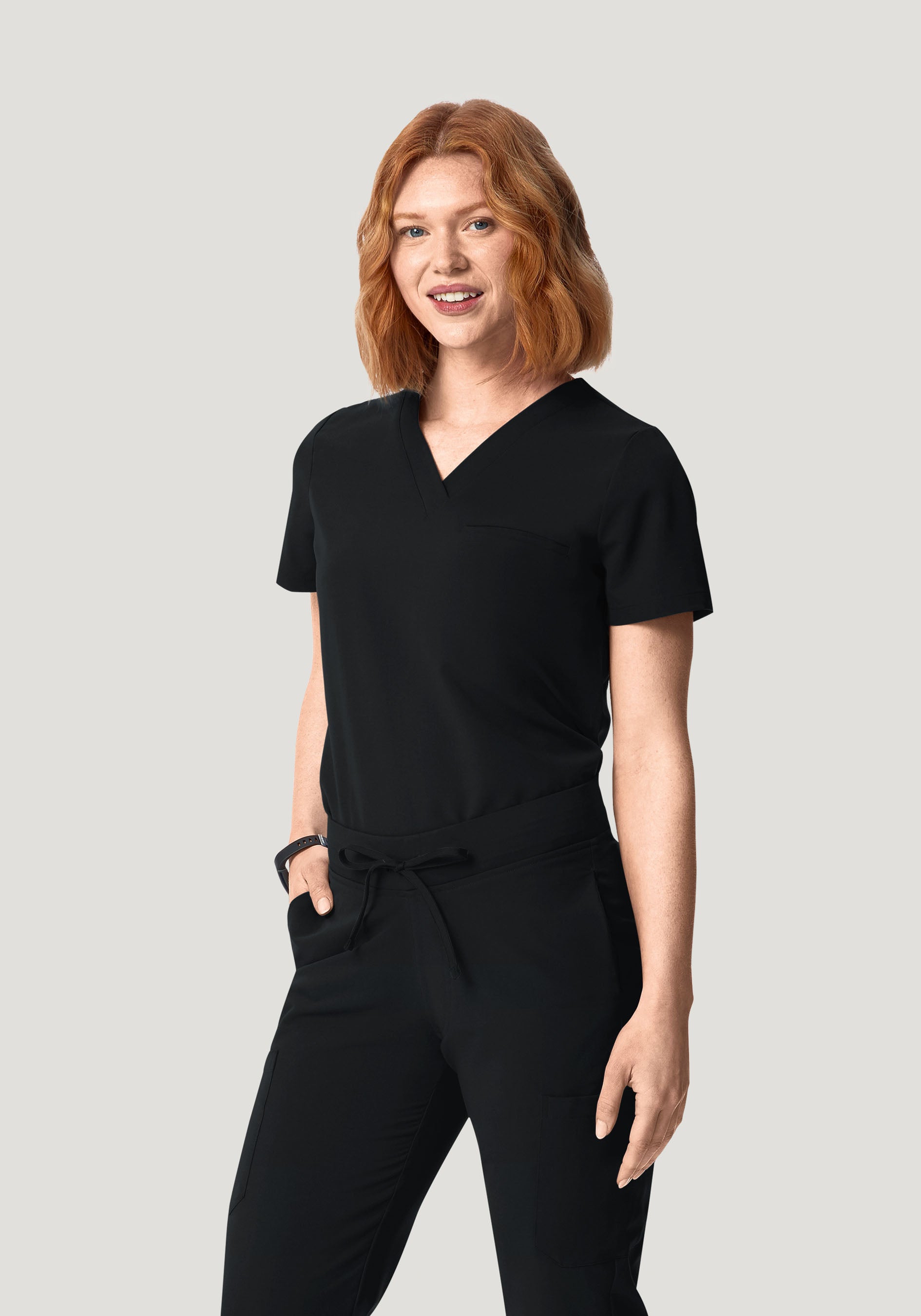One Pocket Top Black