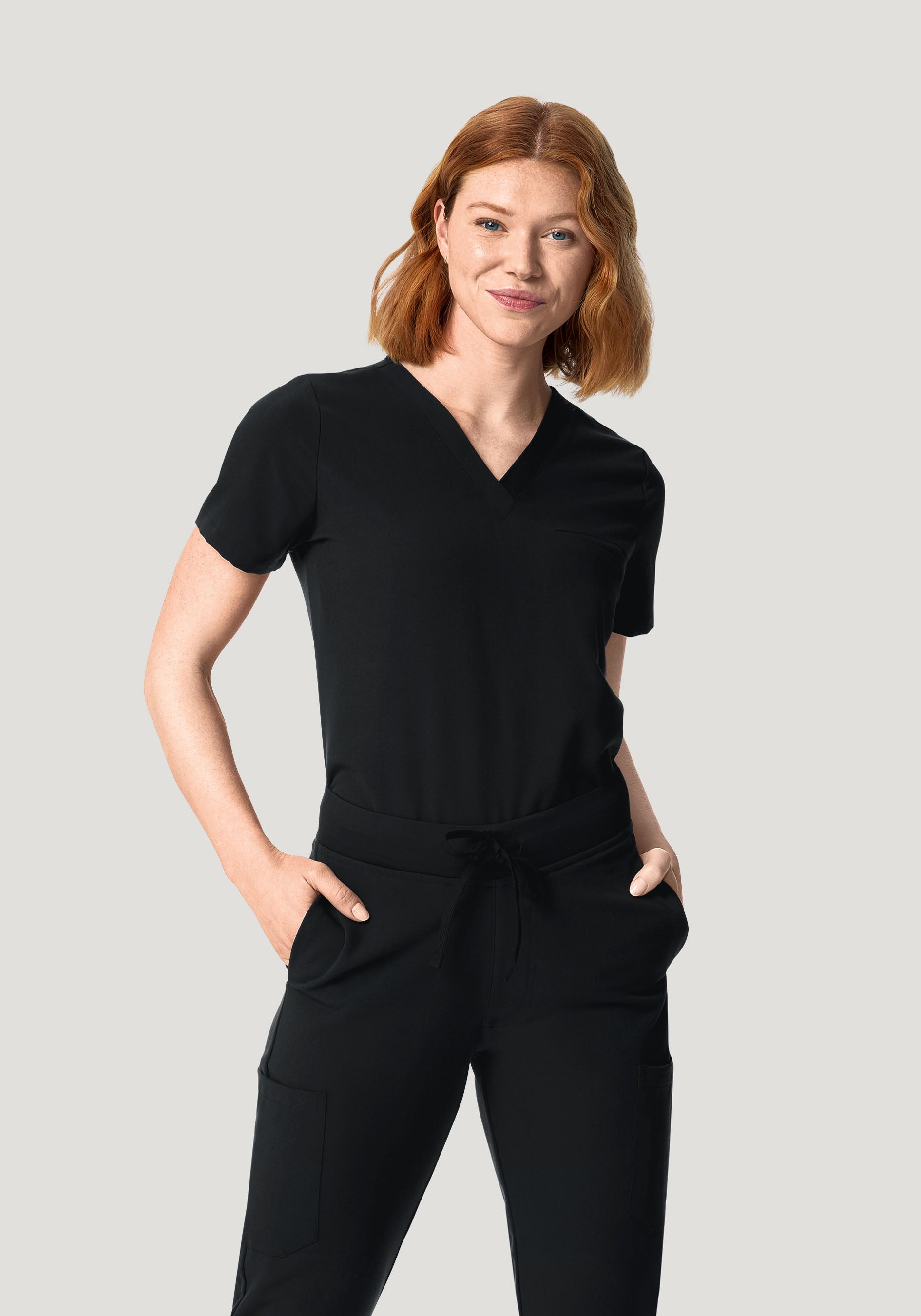 One Pocket Top Black