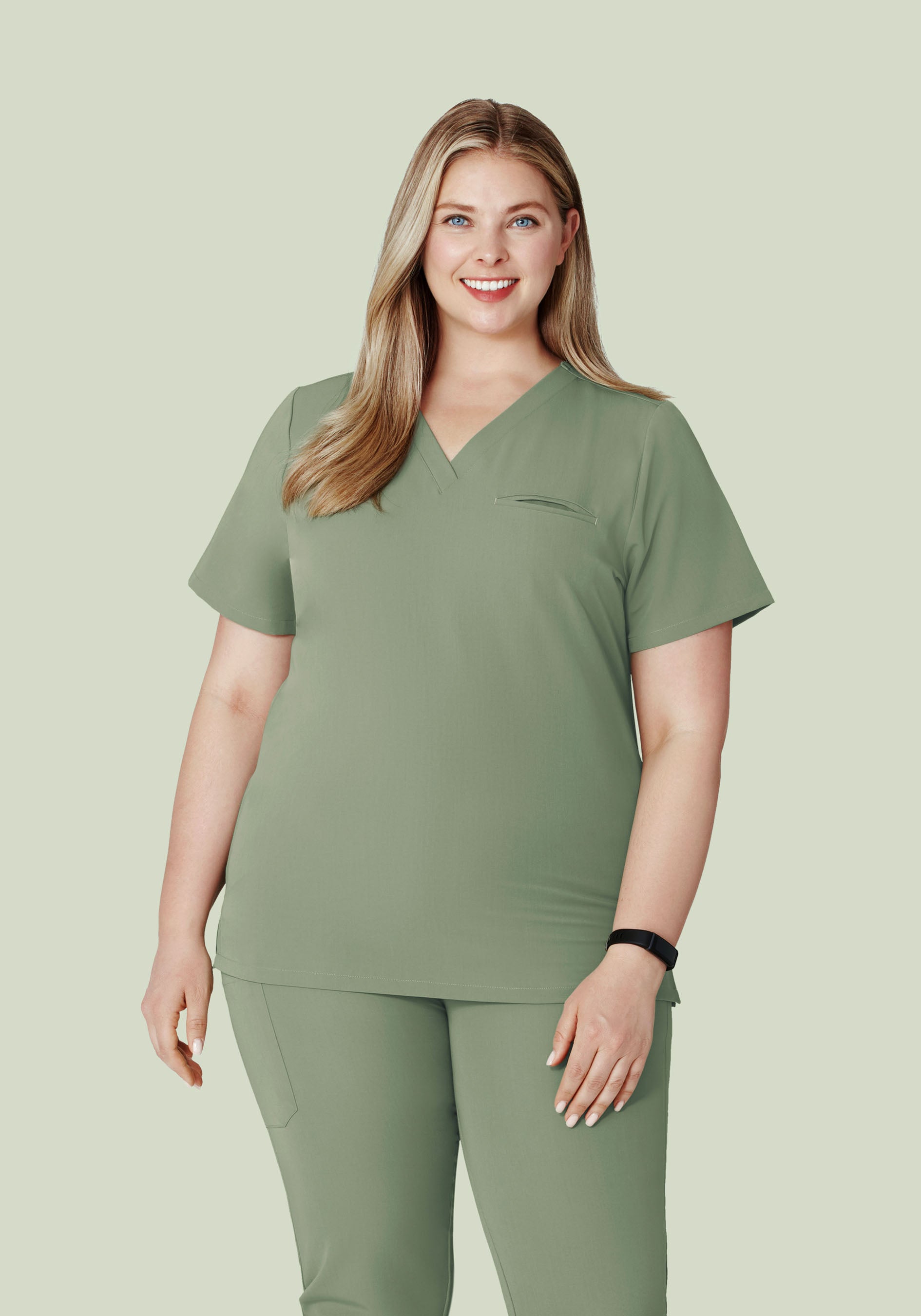 One Pocket Top Cool Sage