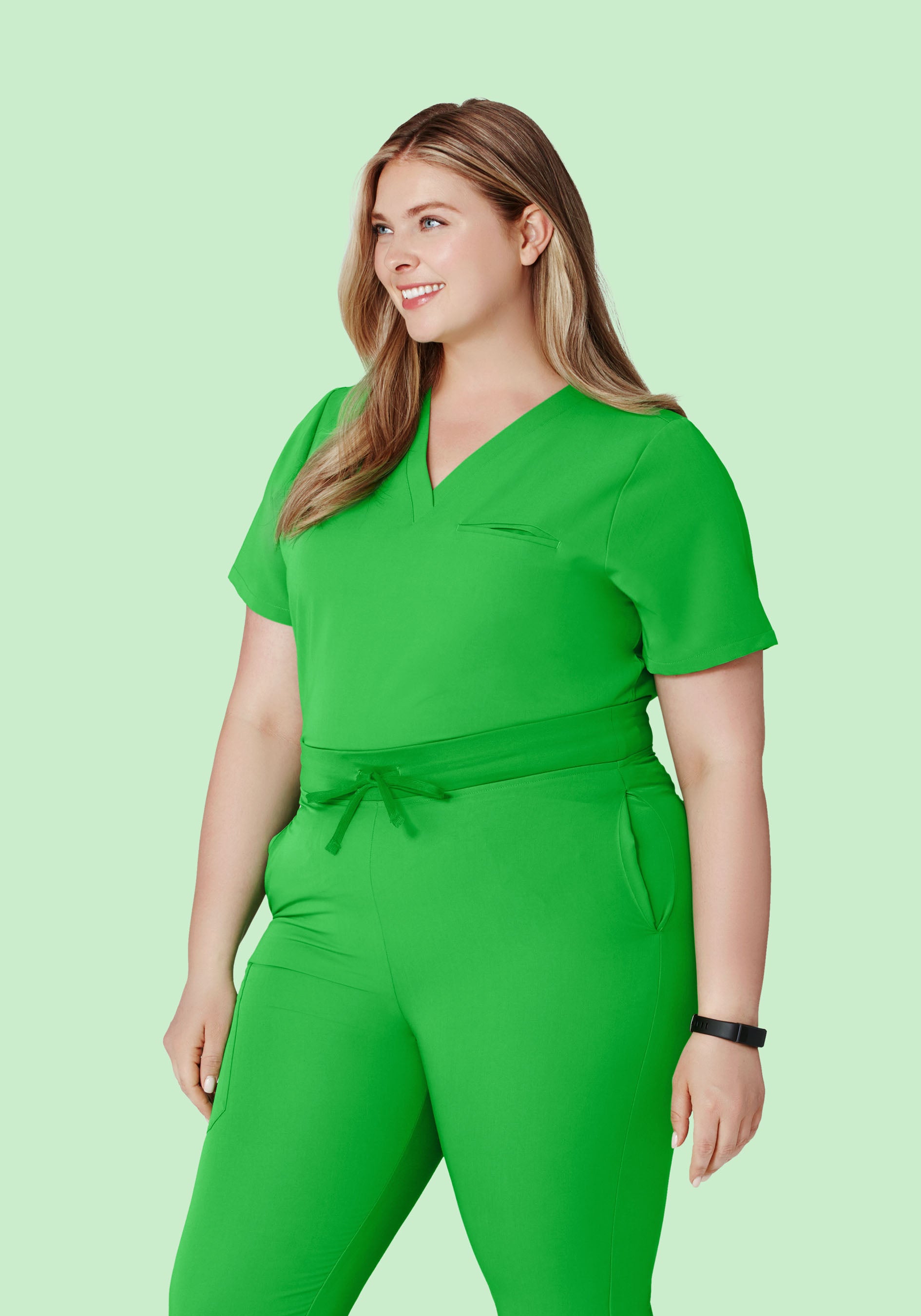 One Pocket Top Kelly Green