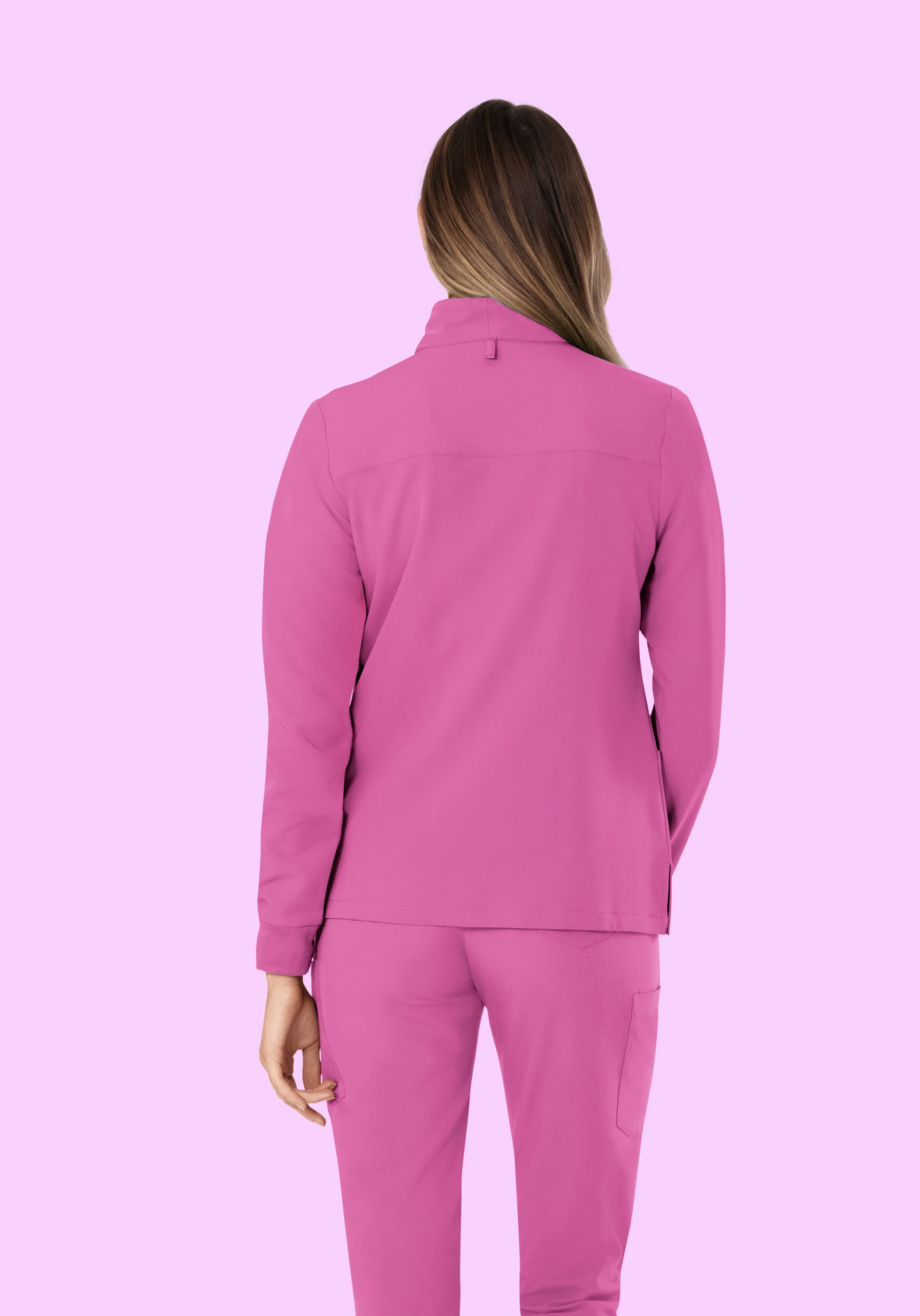 Women's Modern Scrub Jacket Dahlia