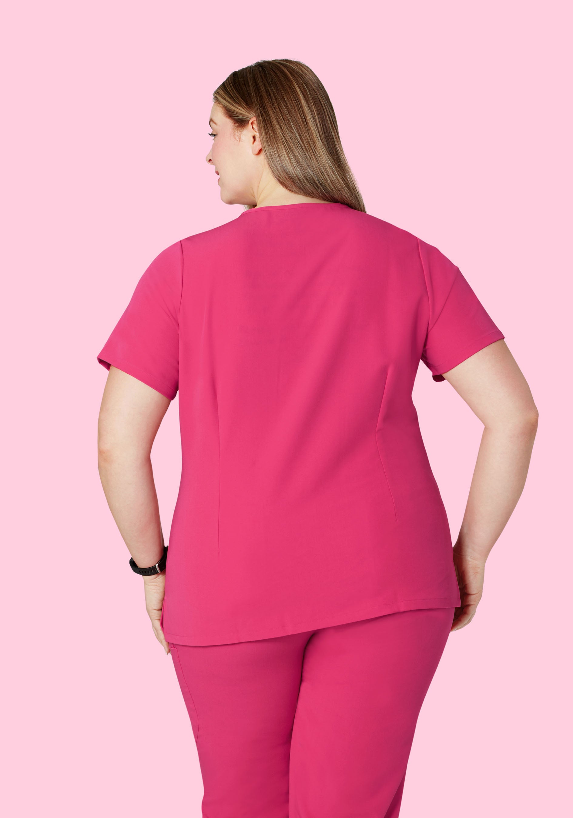 One Pocket Top Hot Pink