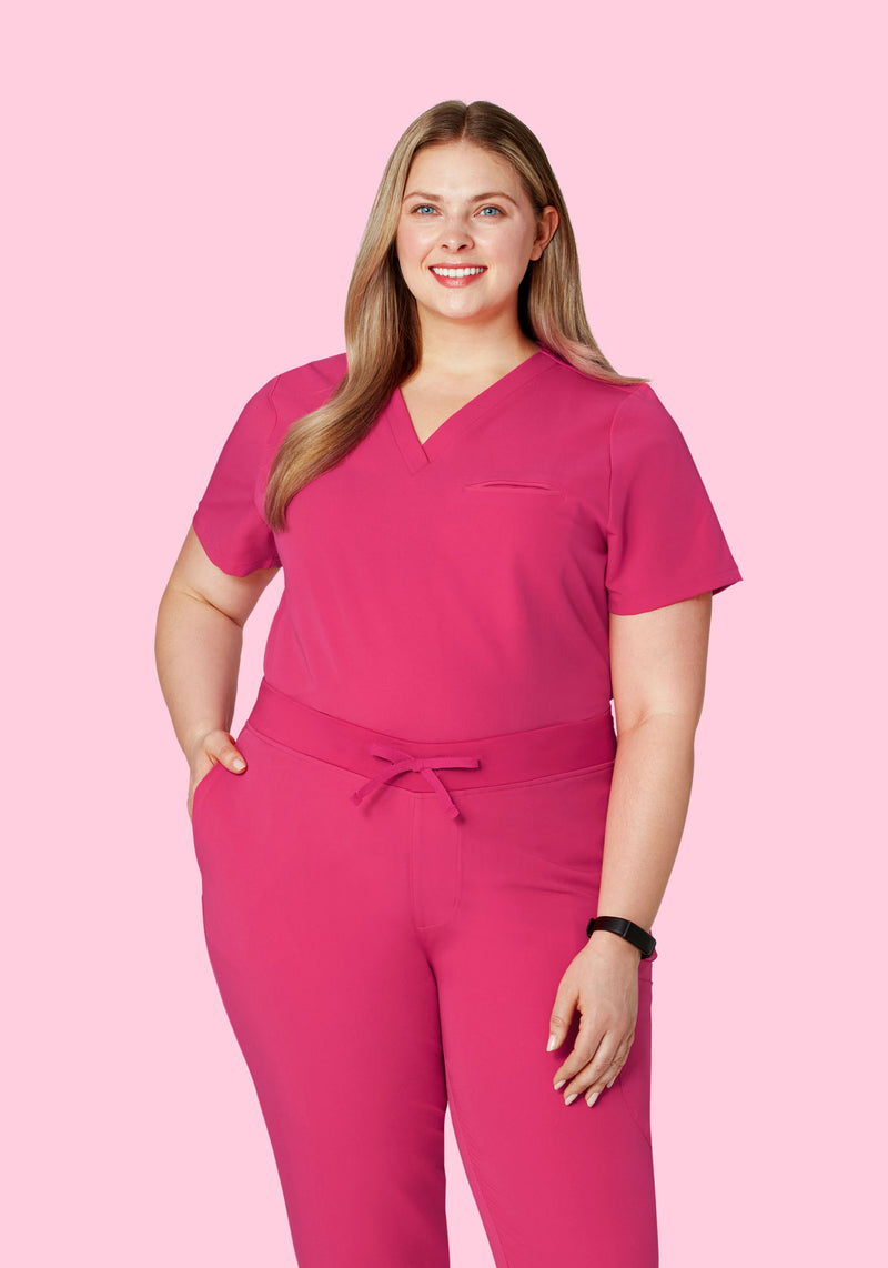 One Pocket Top Hot Pink