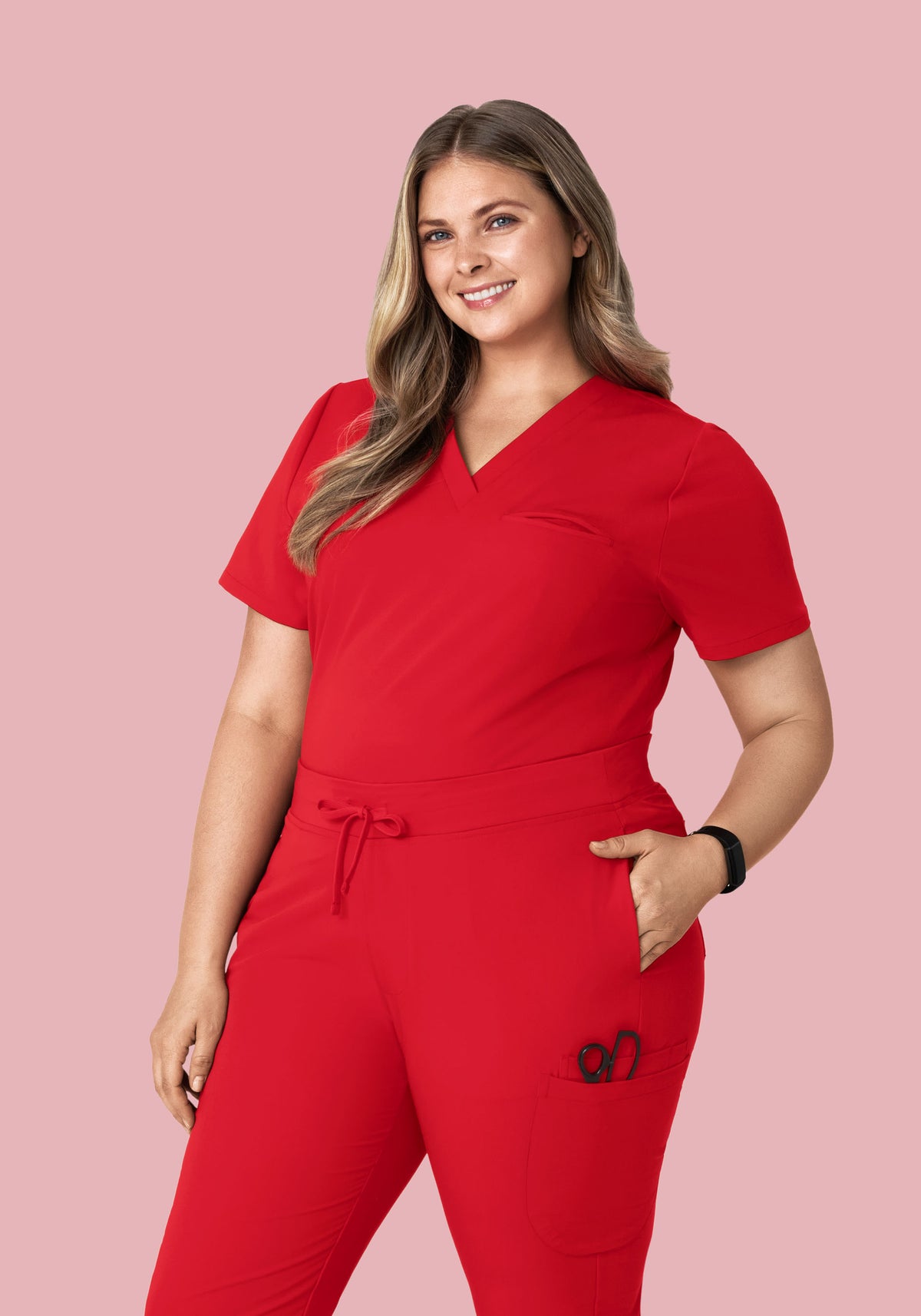 One Pocket Top Poppy Red