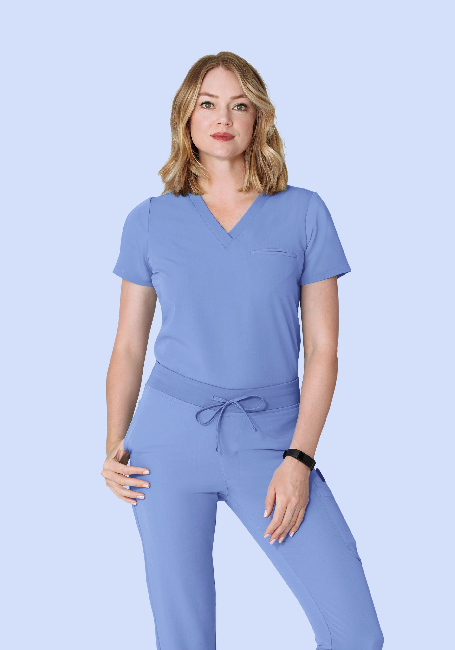 One Pocket Top Coastline Blue