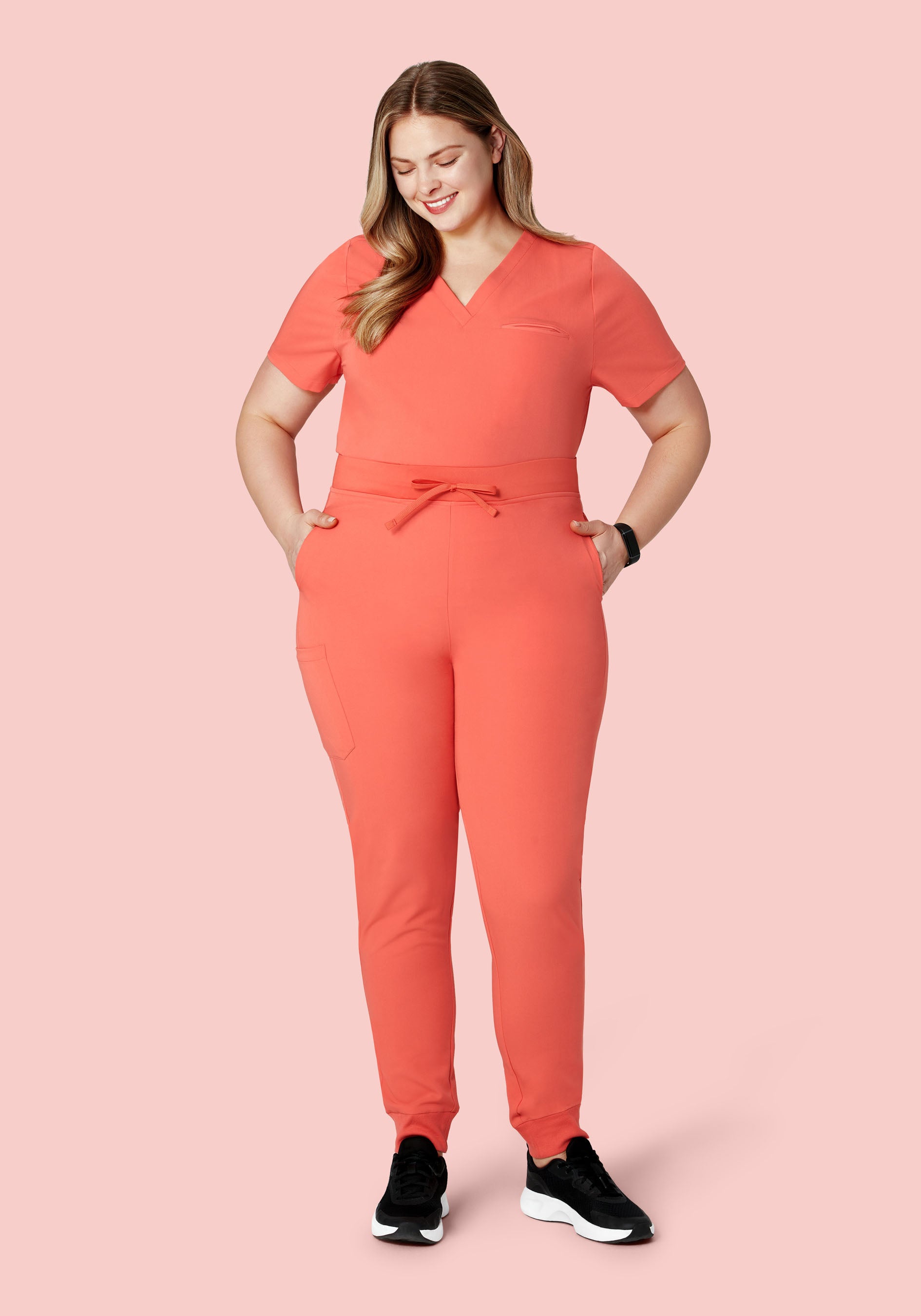 One Pocket Top Coral